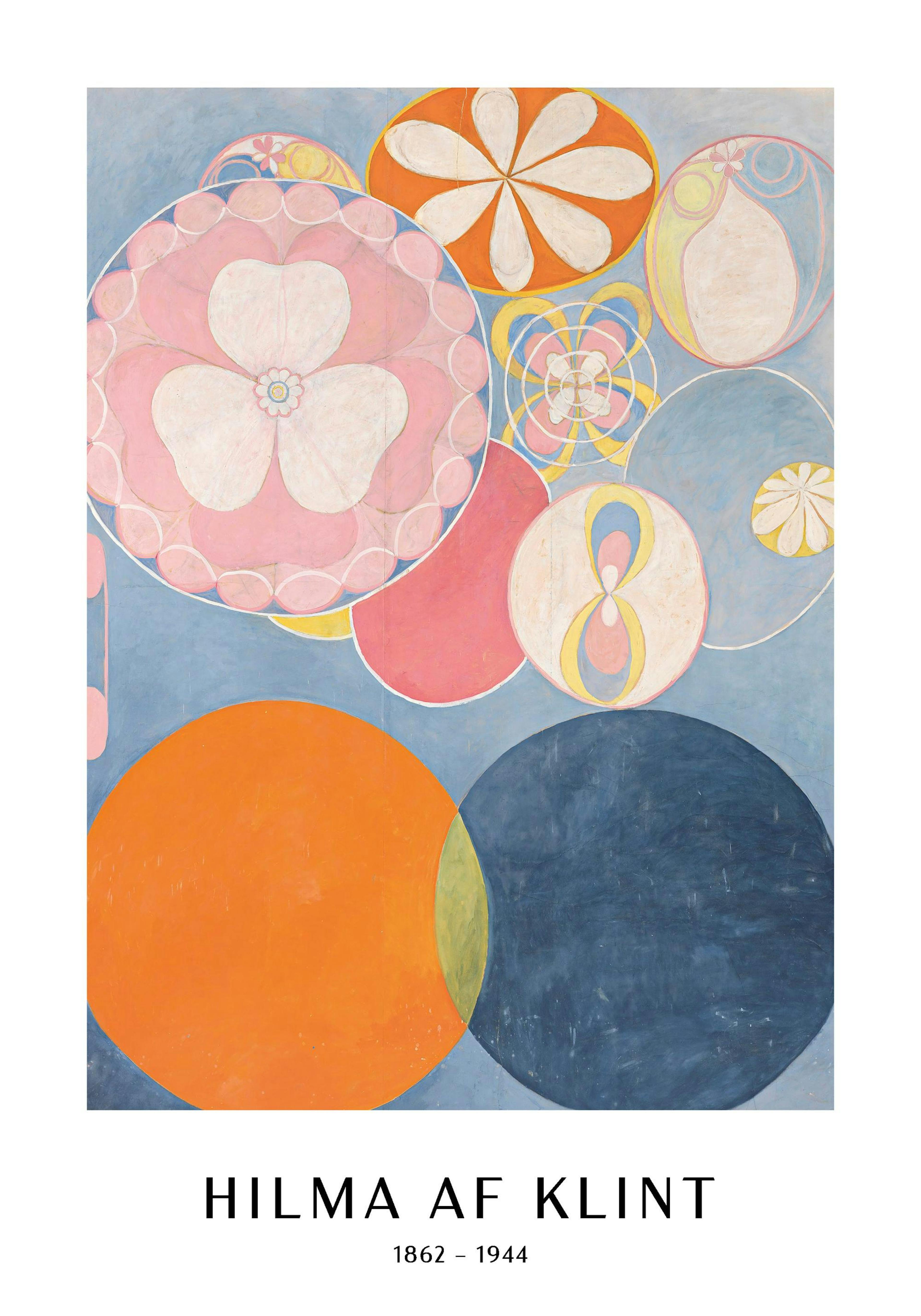 POSTER - THE TEN LARGEST, CHILDHOOD, NO. 2 BY HILMA AF KLINT 0