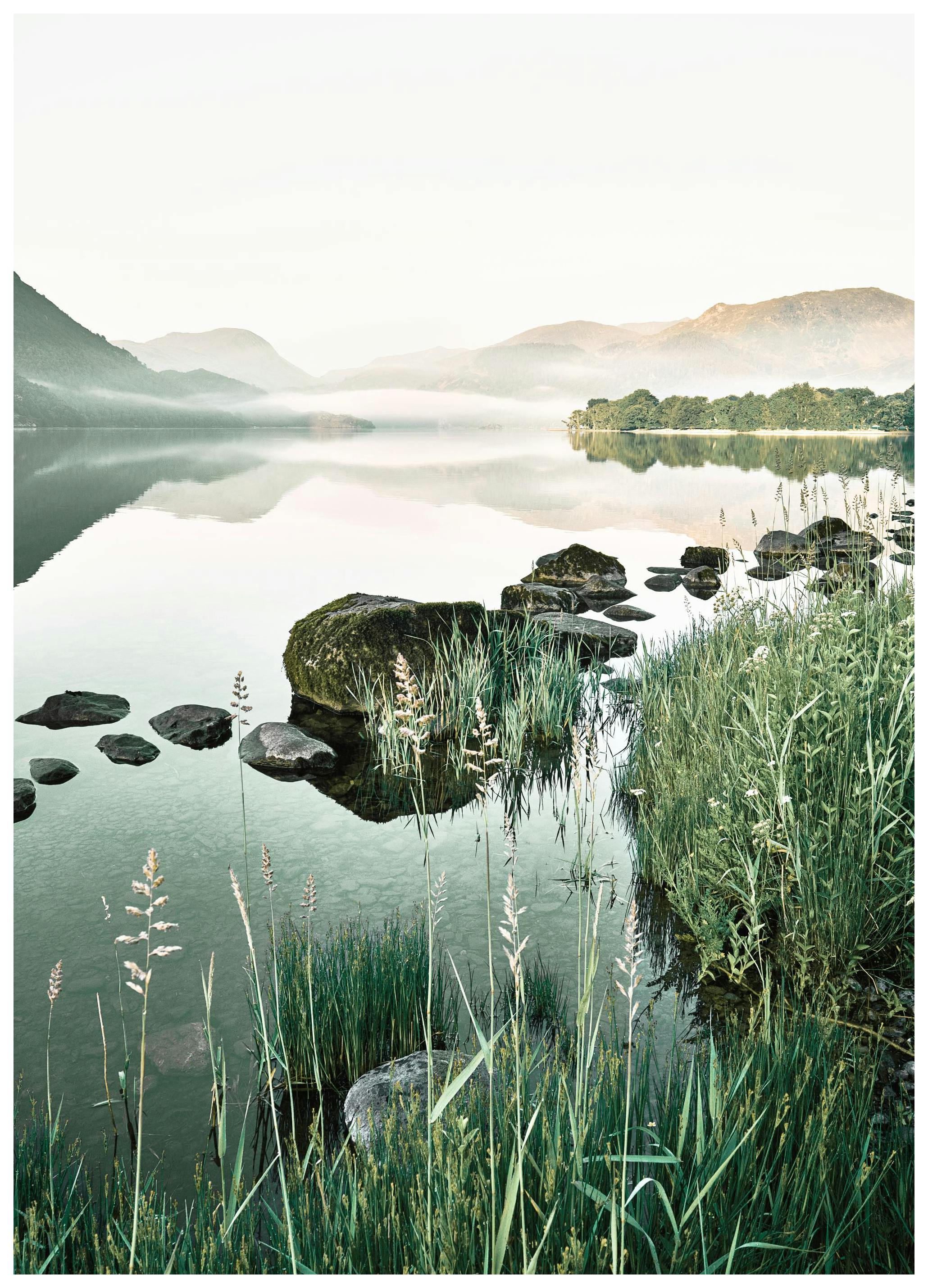 Dimmig Flod Poster (50x70 cm) - Poster Store