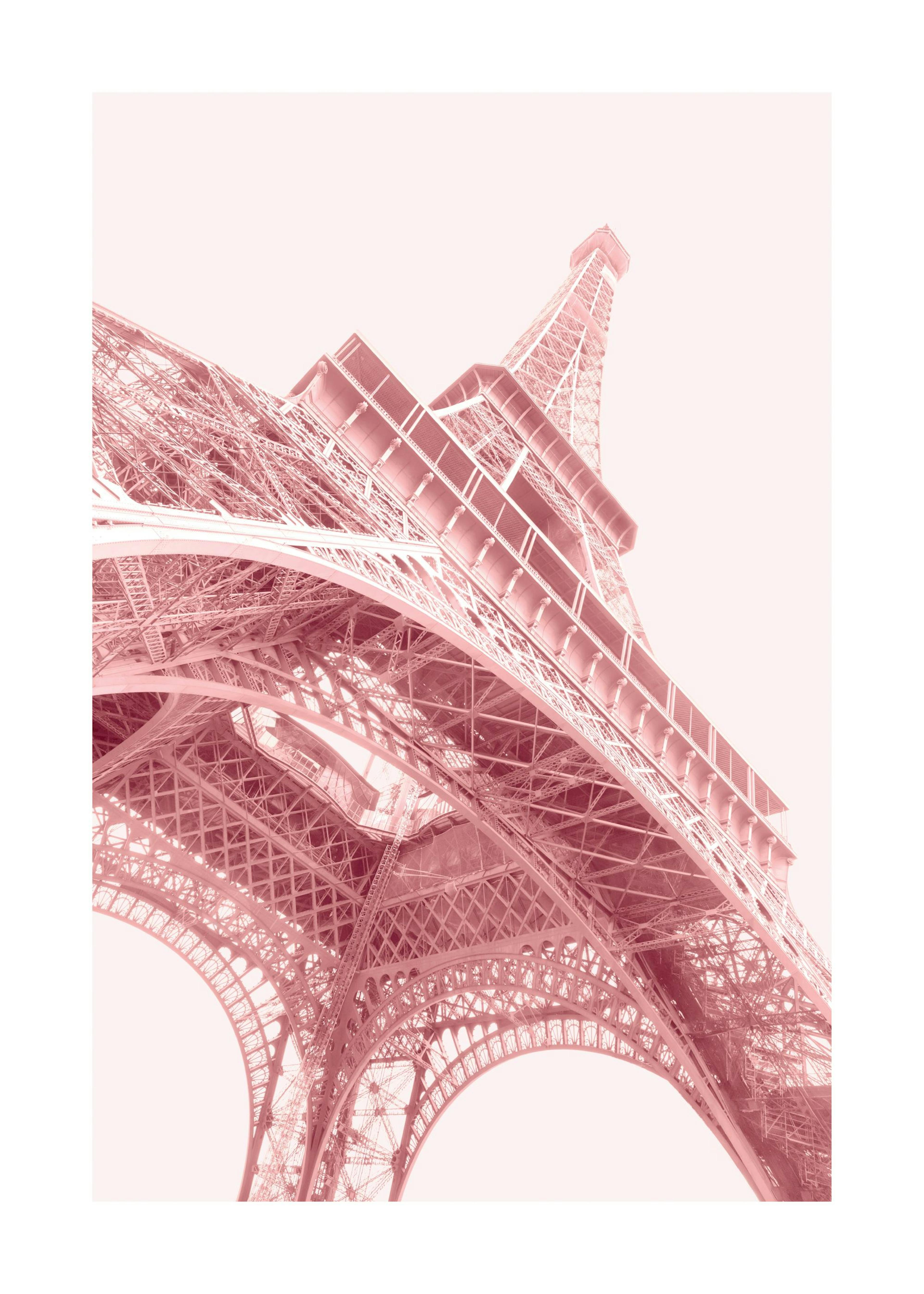 Pink Eiffel Tower Poster 0