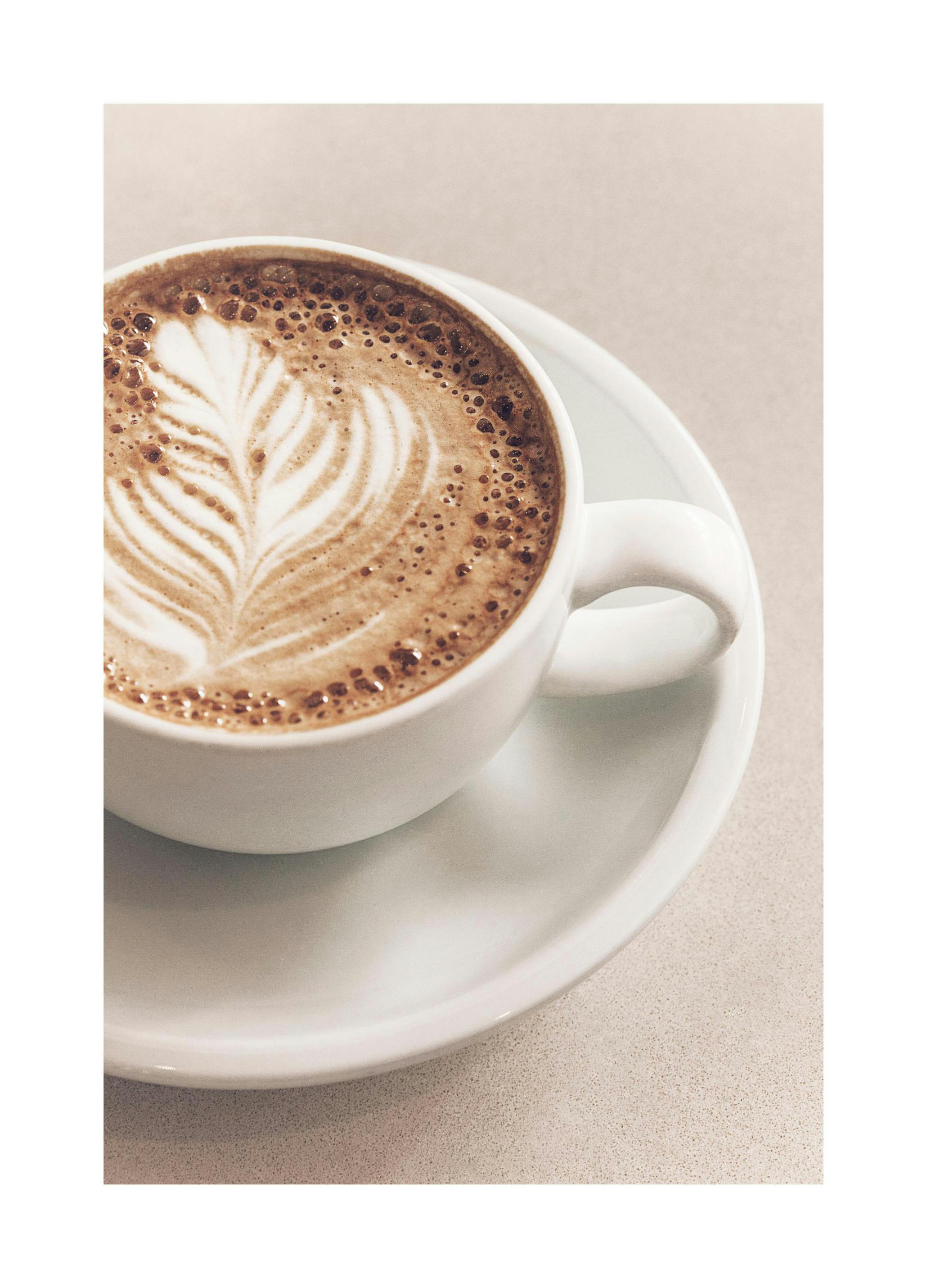 Kaffee Latte Poster (50x50 cm) - Poster Store