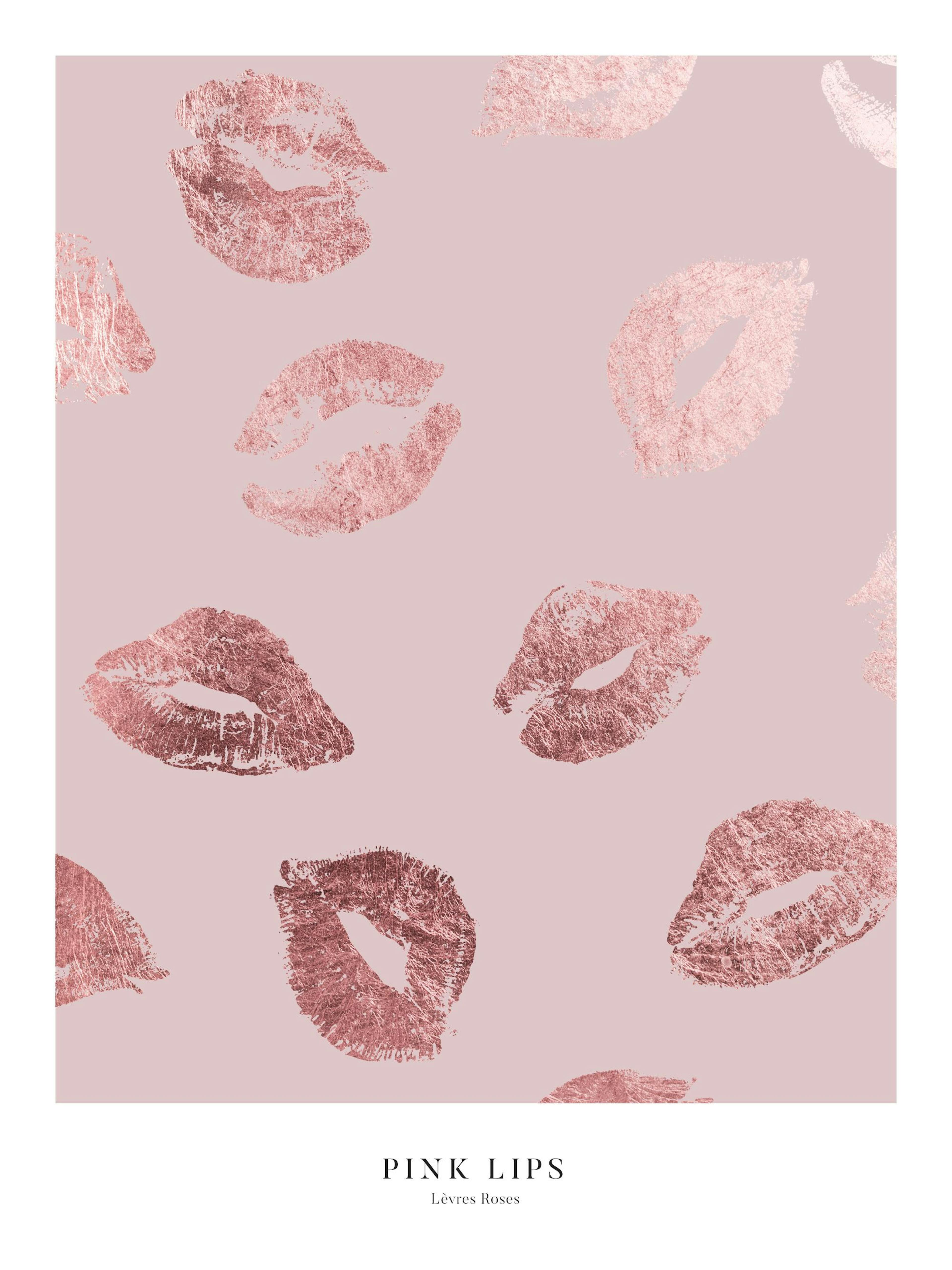Labios brillantes Póster 0