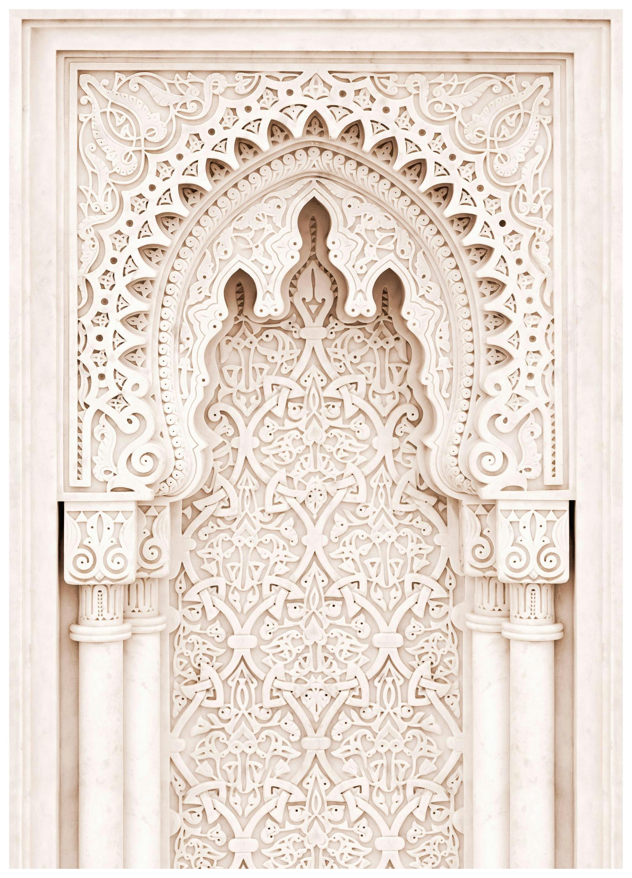 Marmurowa Architektura Plakat (30x40 cm) - Poster Store