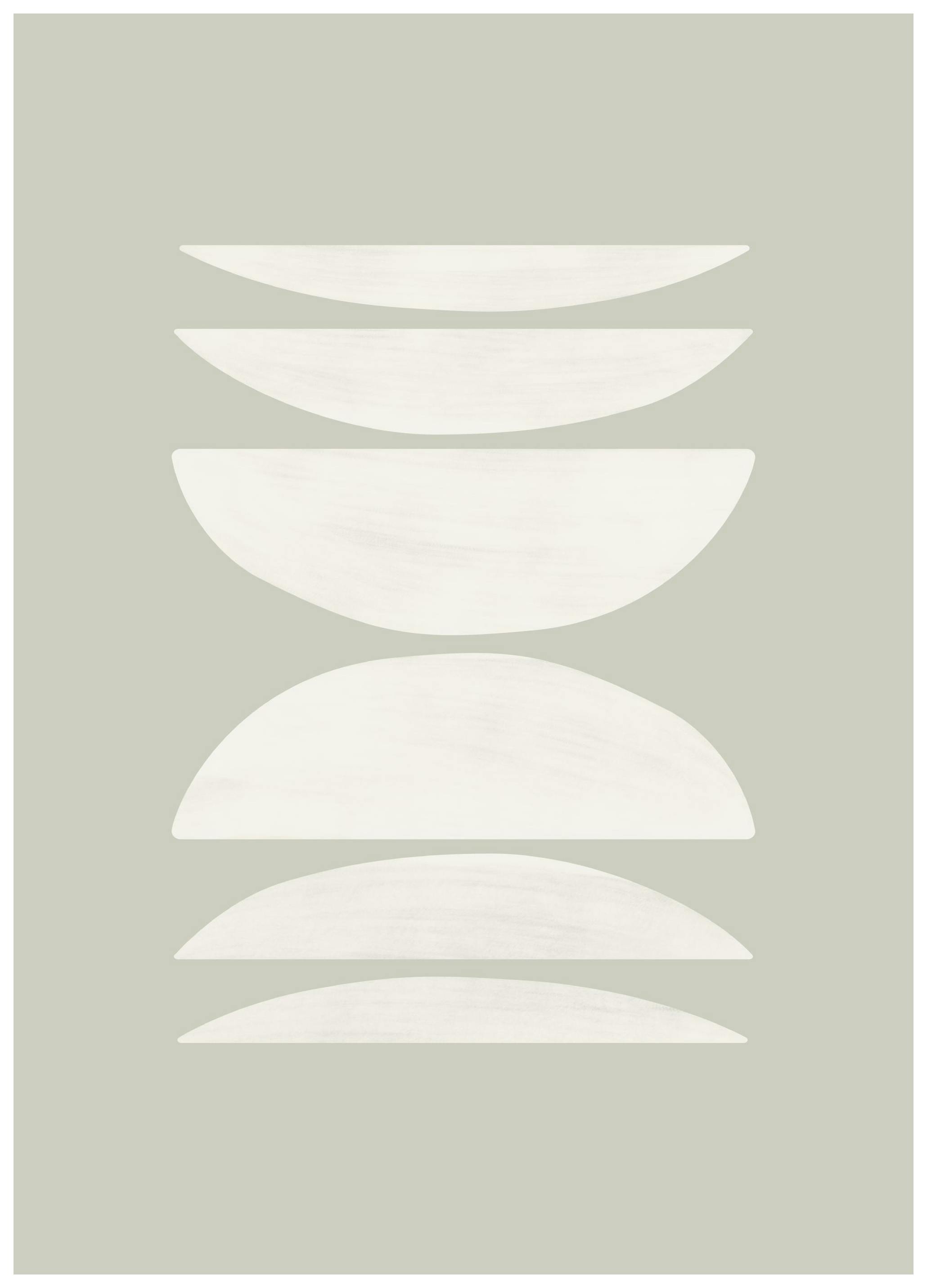 Grafisches grünes Muster Poster (21x30 cm) - Poster Store