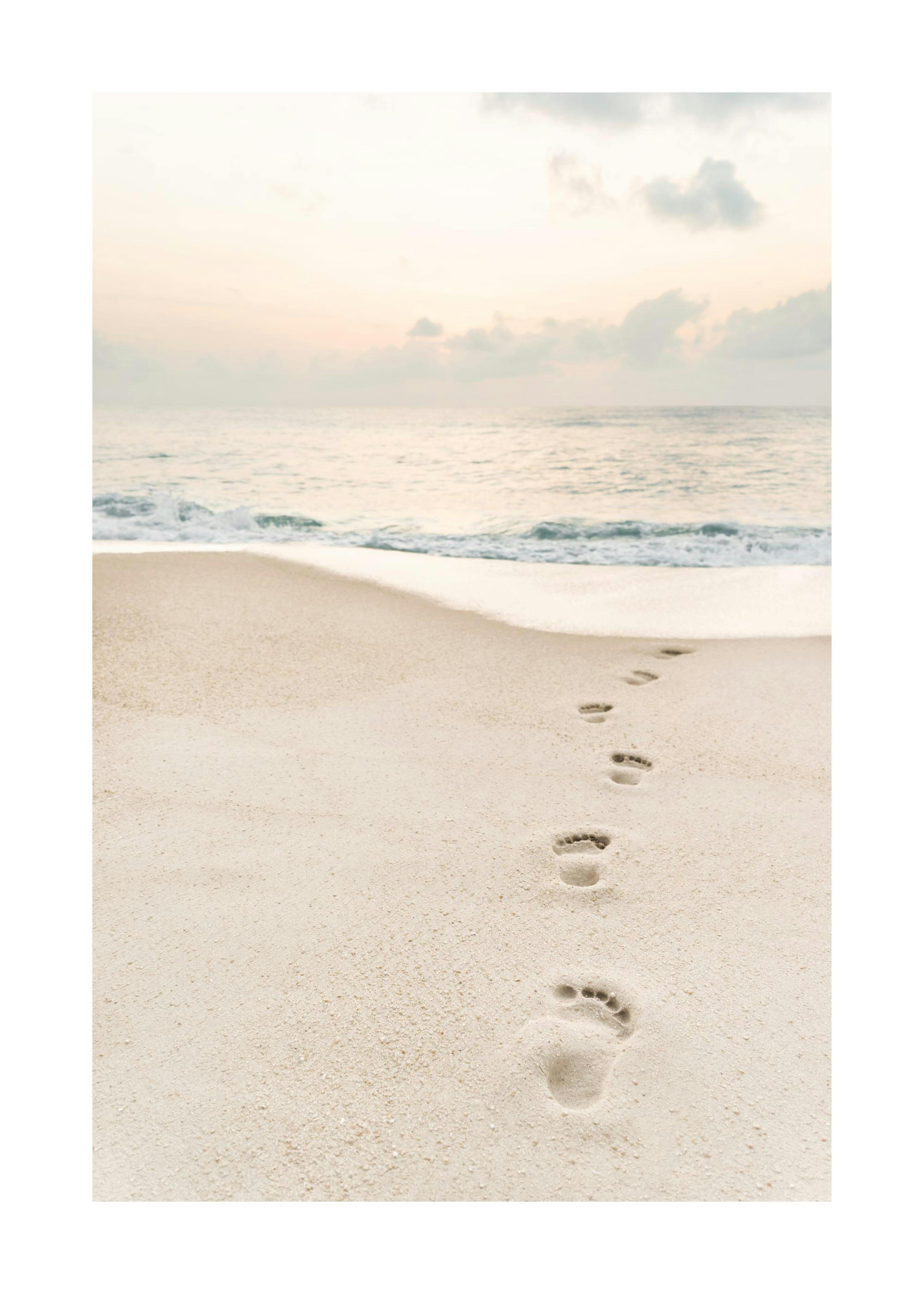 Sand Footprints Poster 0