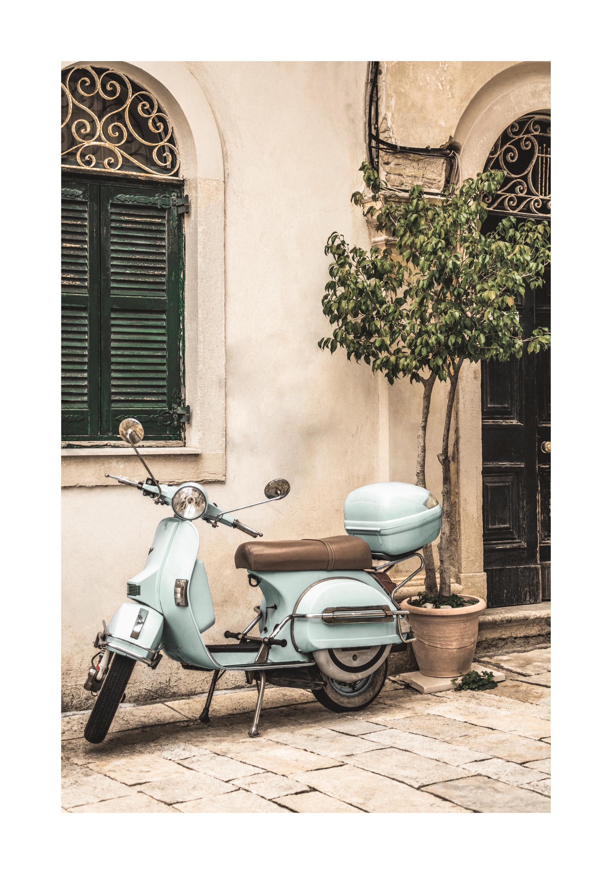 Italy Vespa レトロイタリア風ポスター | Poster Store JP