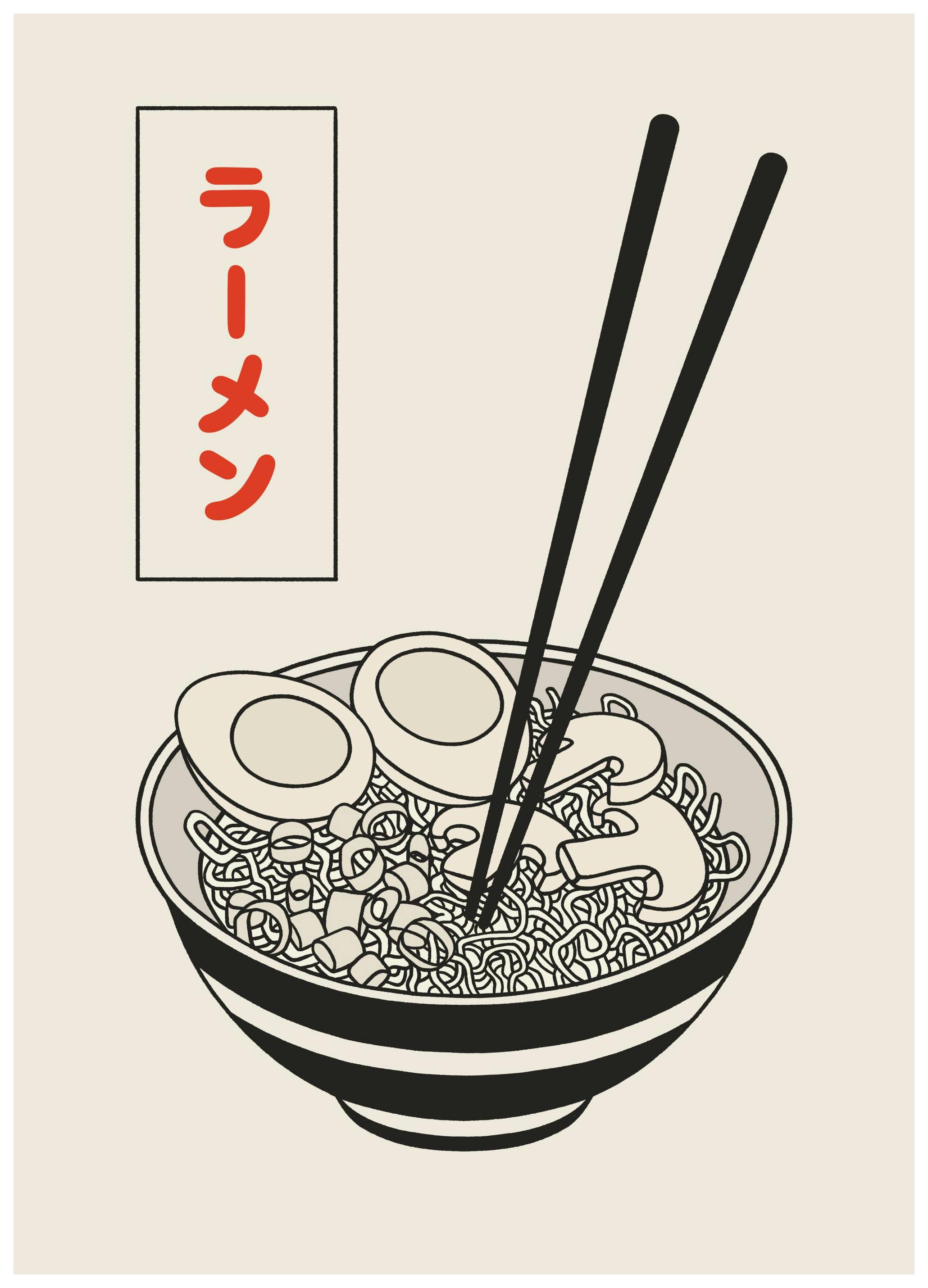 Prints Ramen No1 Poster (21x30 cm) - Poster Store