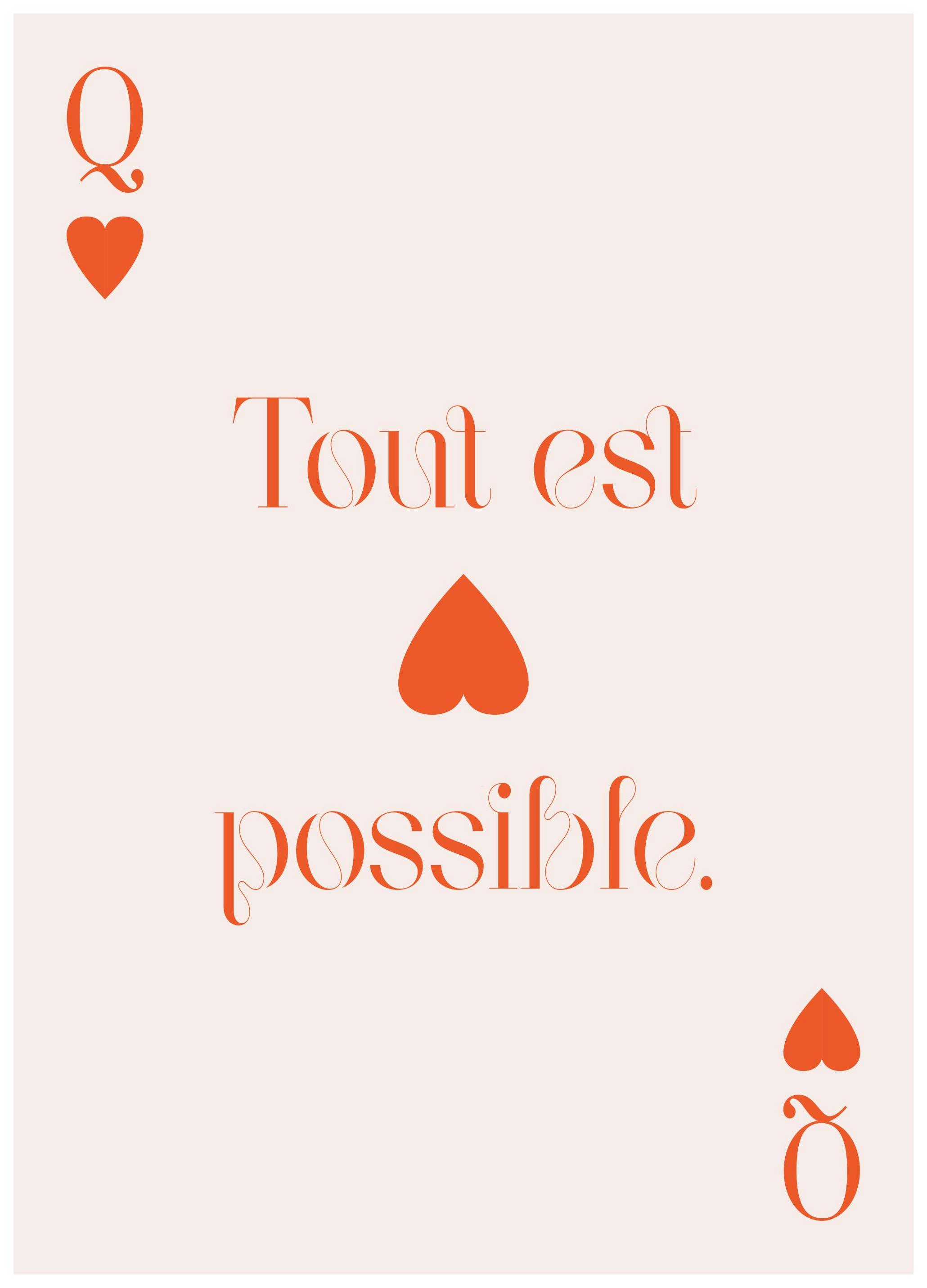 Alt er mulig plakat (30x40 cm) - Poster Store