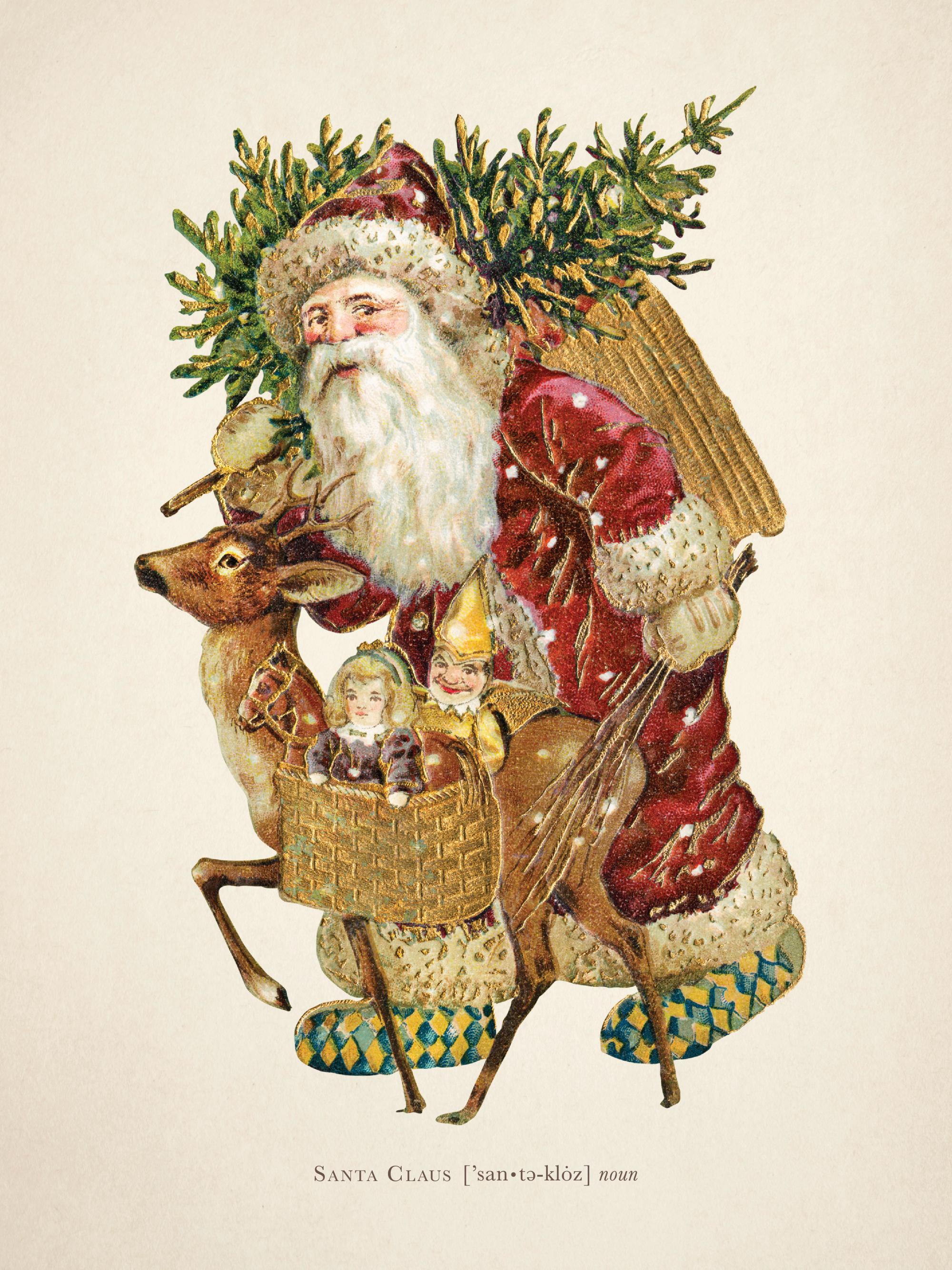 ビンテージ サンタ ポスター ヴィンテージ クリスマス | Poster Store JP