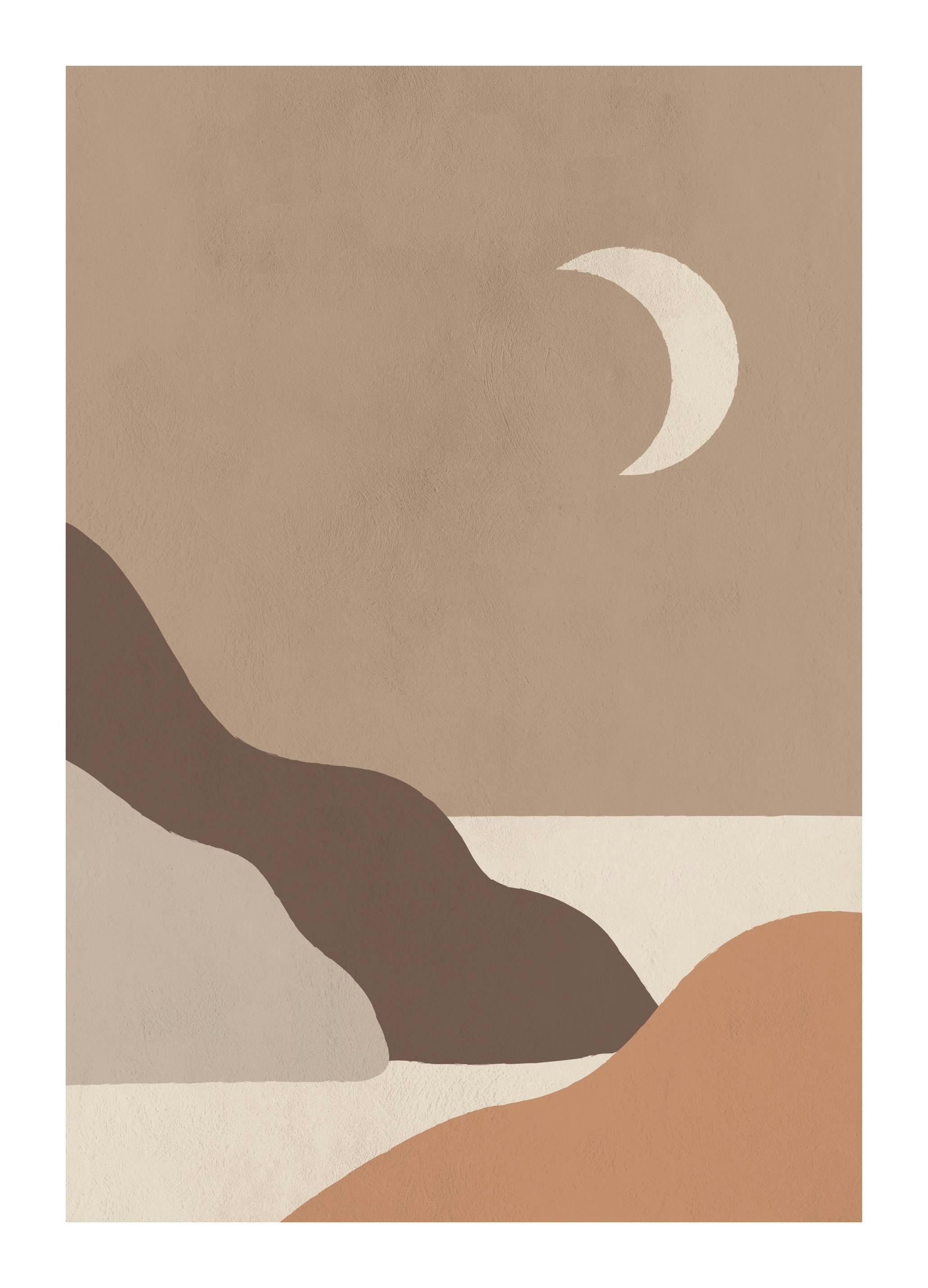 Paysage au crépuscule Affiche (21x30 cm) - Poster Store
