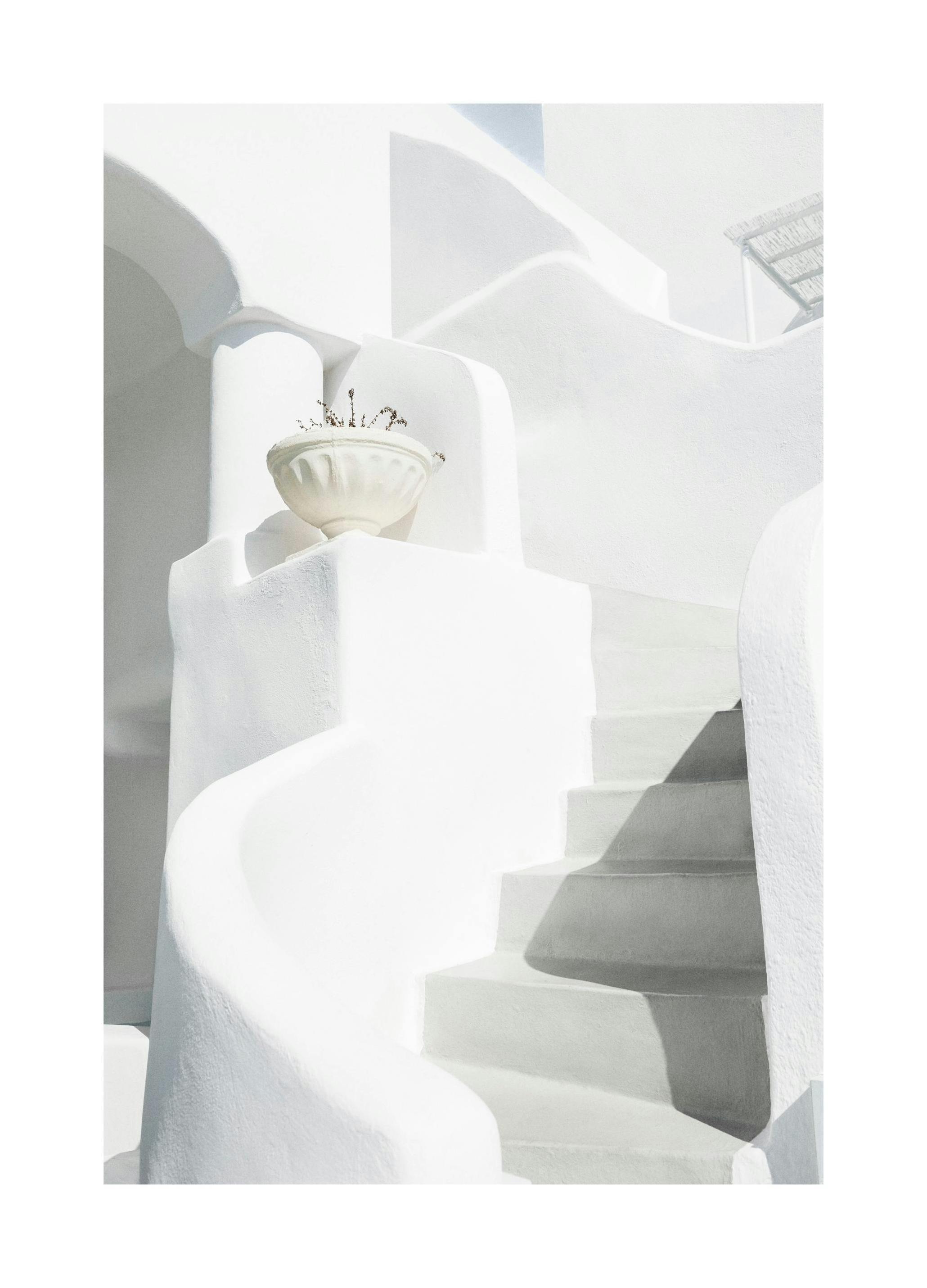 Schody na Santorini Plakat (30x40 cm) - Poster Store
