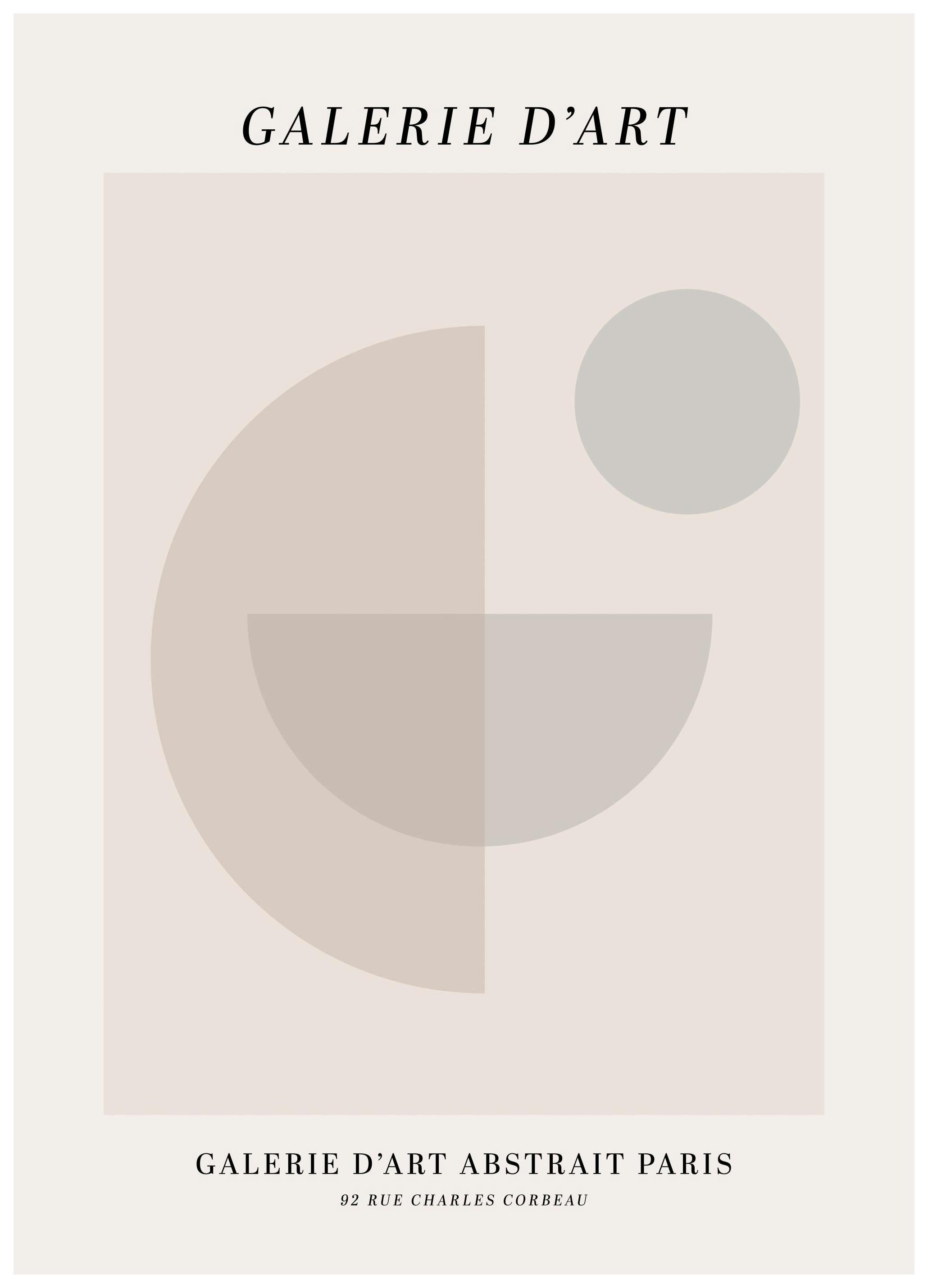 Affiche Galerie D’Art Abstrait No1 (30x40 cm) - Poster Store