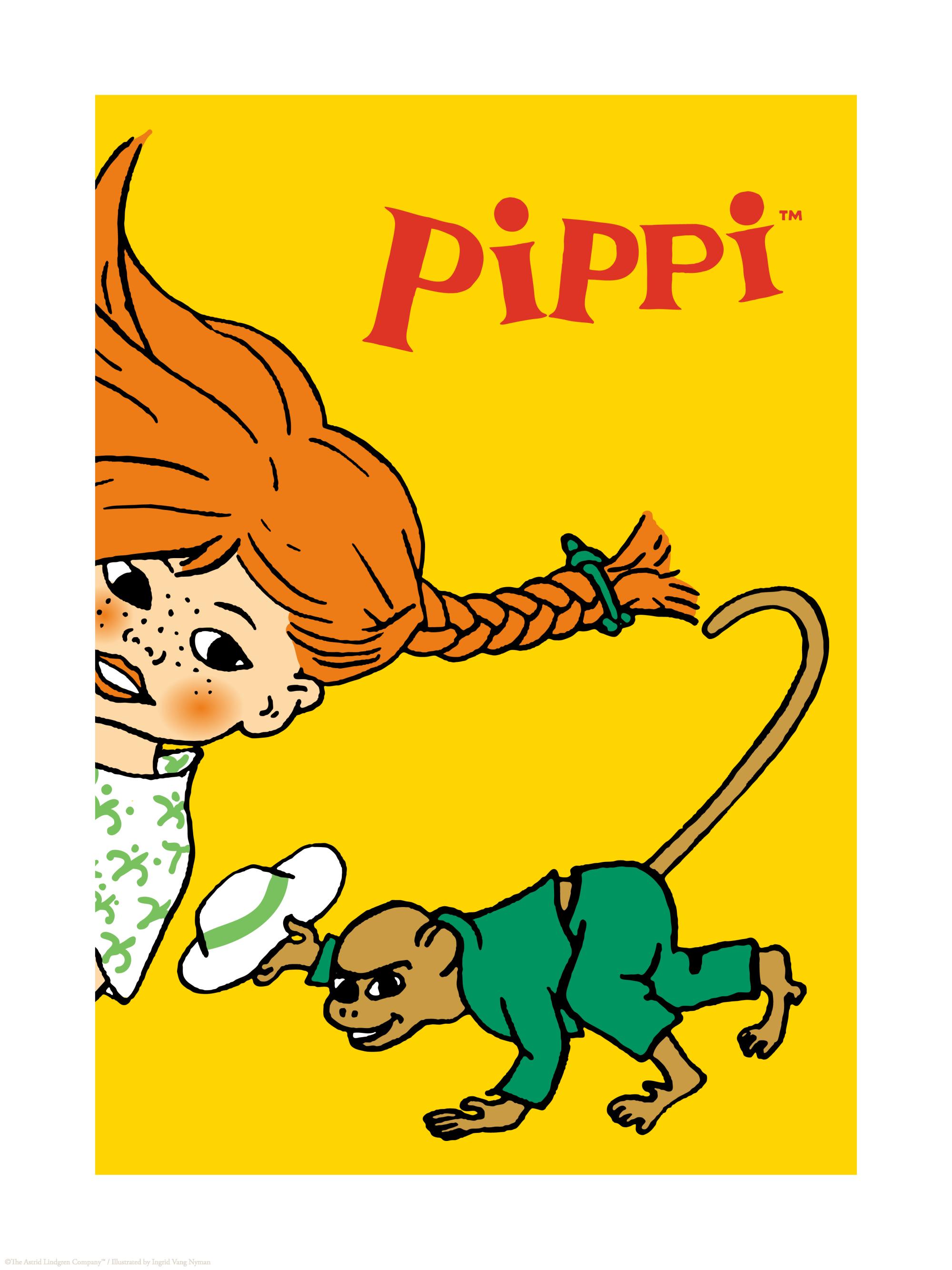 その他 pippi Pippi Longstocking and Mr Nilsson レトロポスター | Poster Store JP