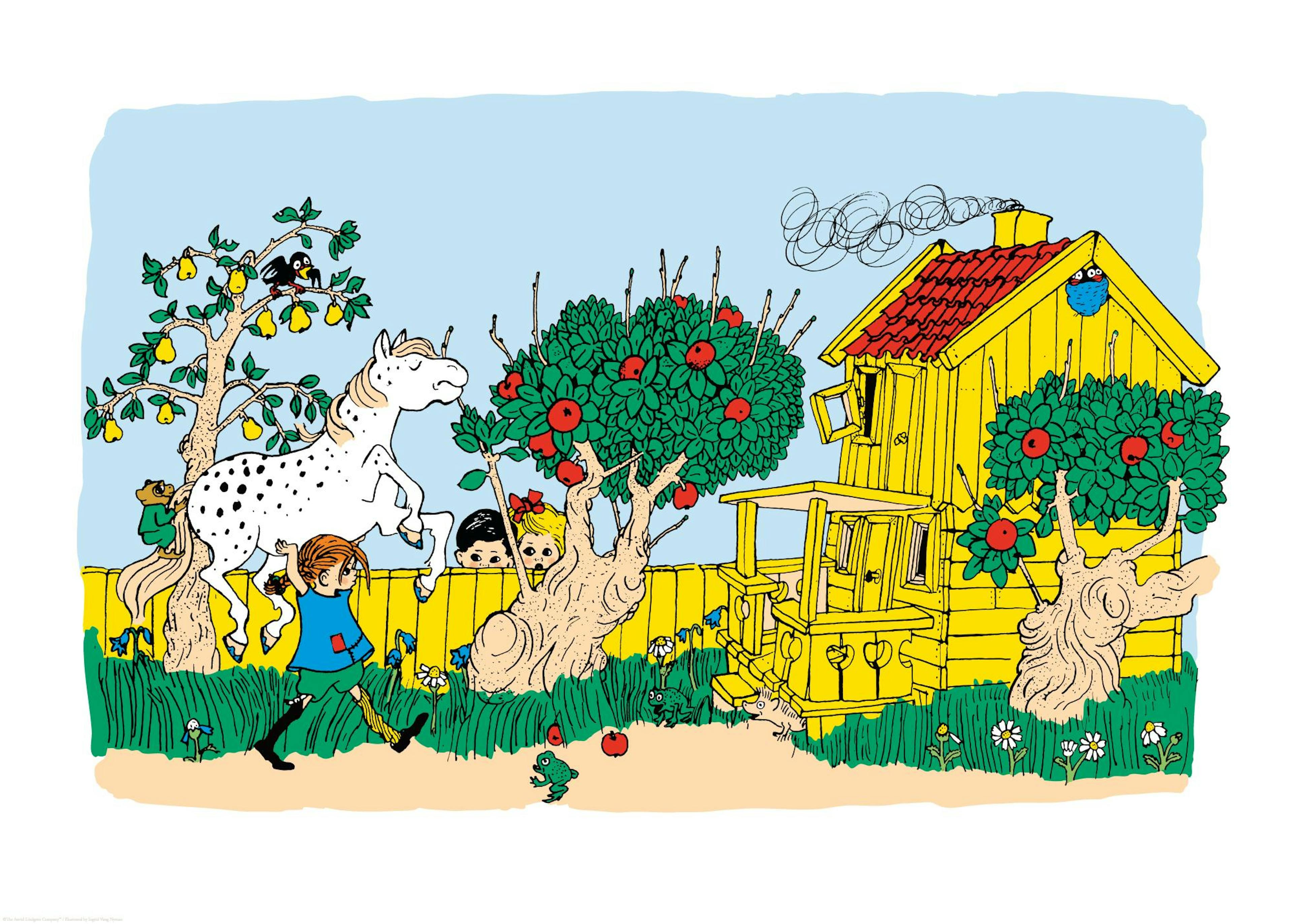 Pippi Longstocking and Villa Villekulla Poster 0