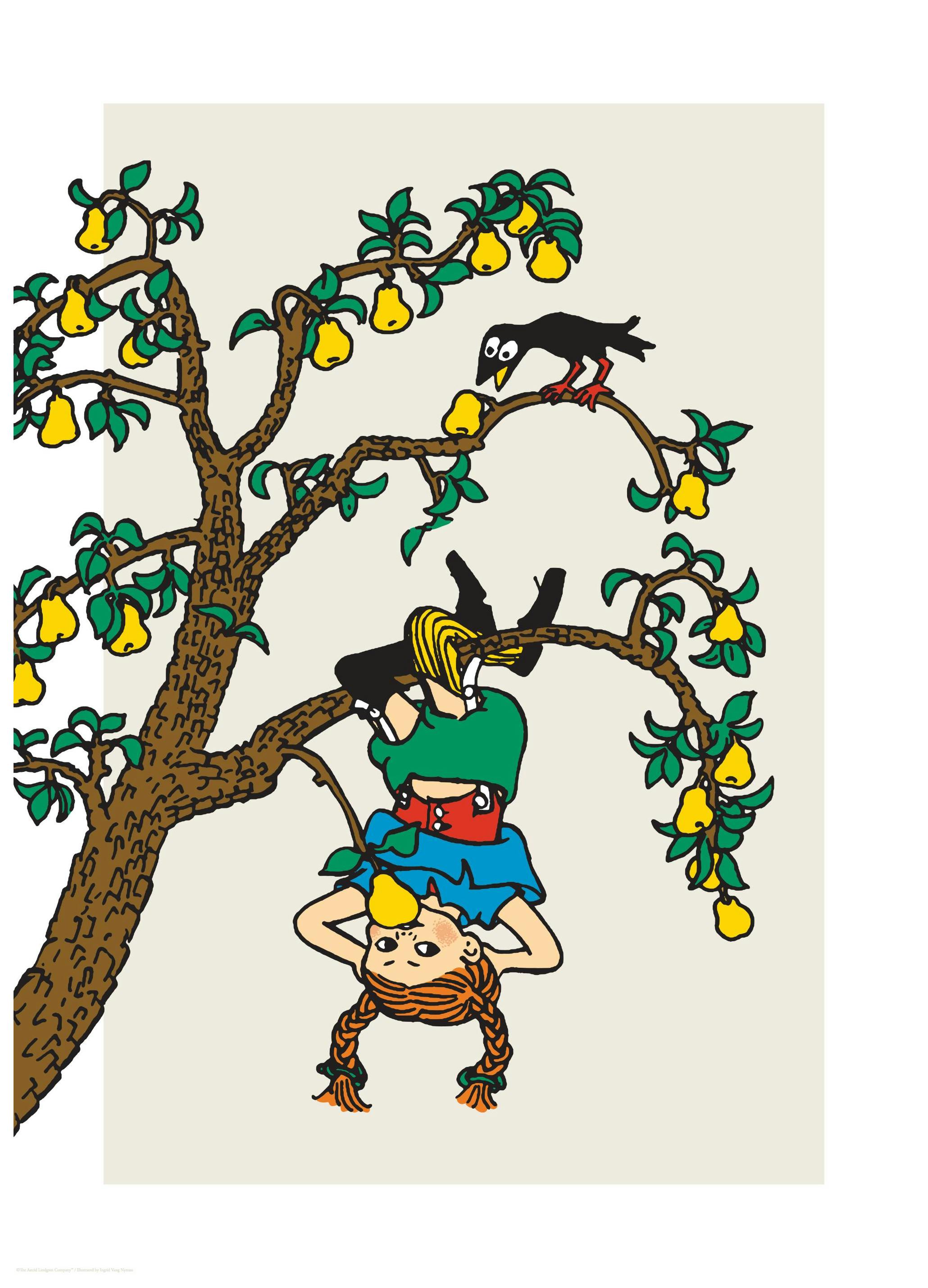 Pippi Pończoszanka na drzewie Plakat (30x40 cm) - Poster Store