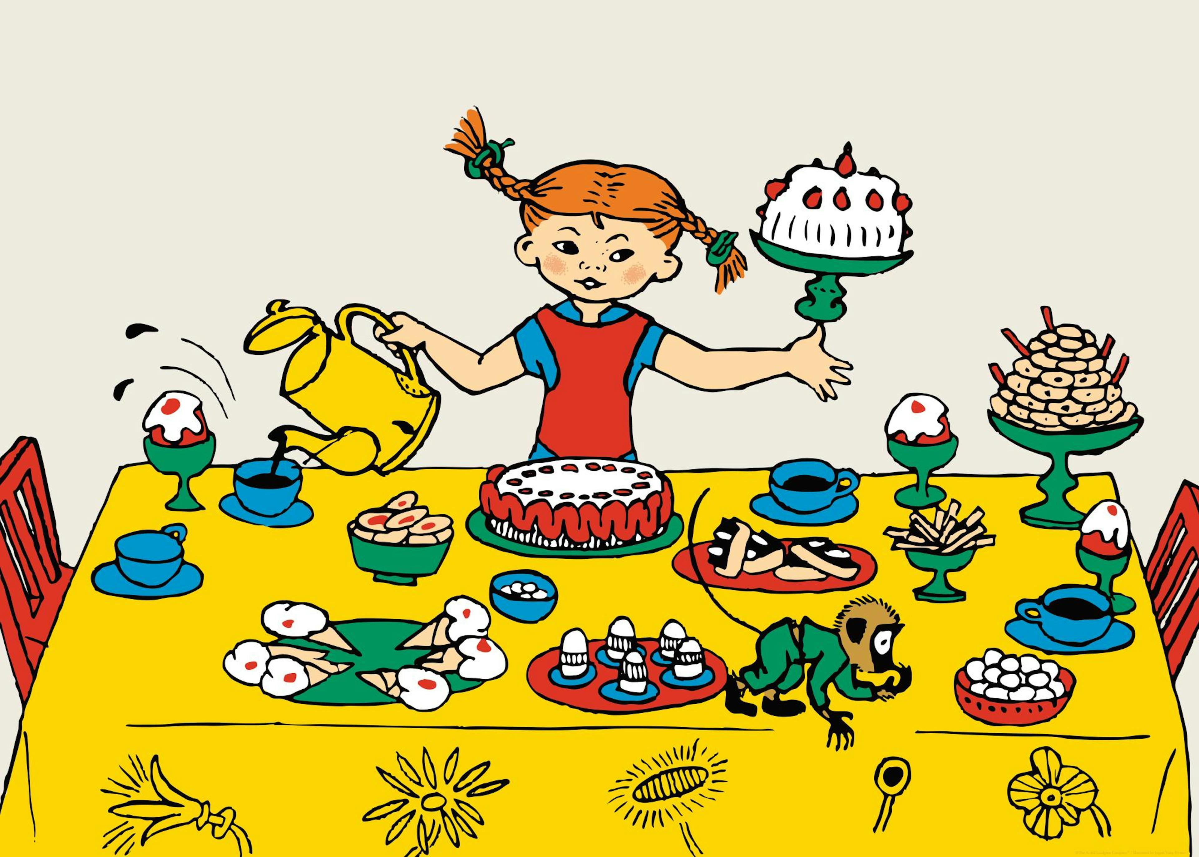 Pippi Longstocking and the Party Poster 0