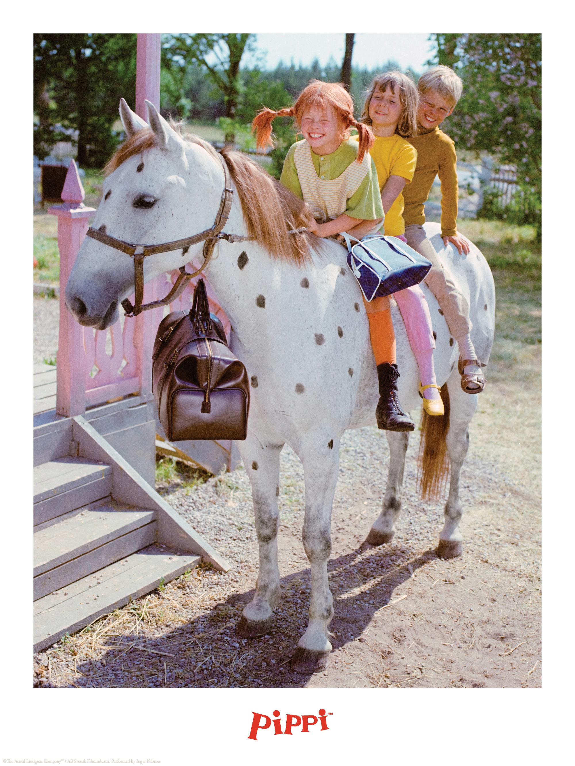 Pippi Longstocking, Annika and Tommy Adventure Poster | Poster