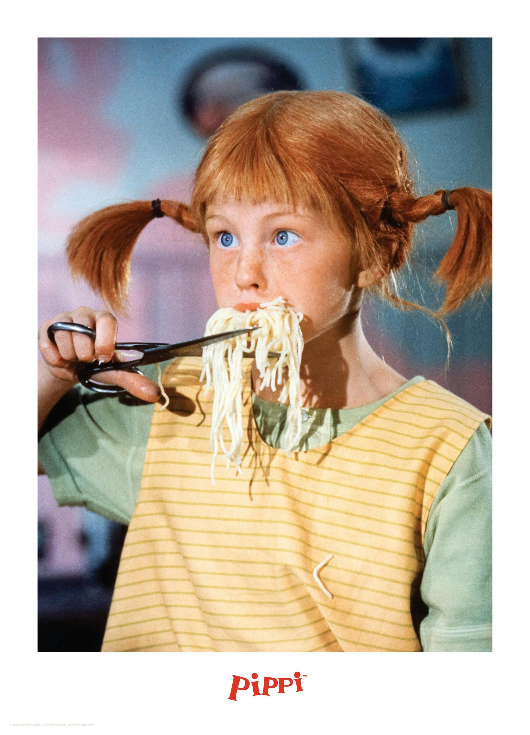 Pippi Pończoszanka je spaghetti Plakat (21x30 cm) - Poster Store