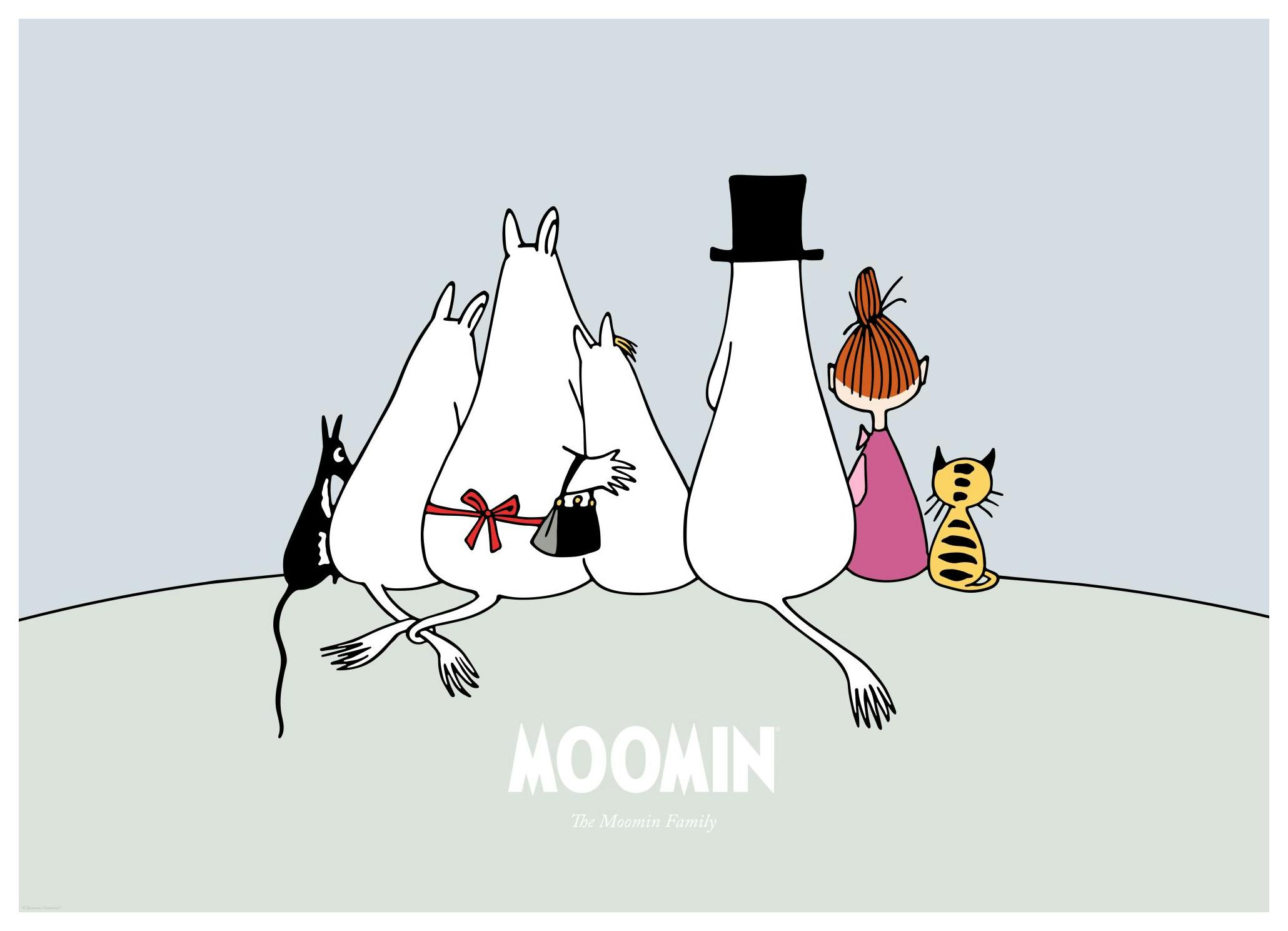 Moomin - La Famille Moomin Poster (50x70 cm) - Poster Store