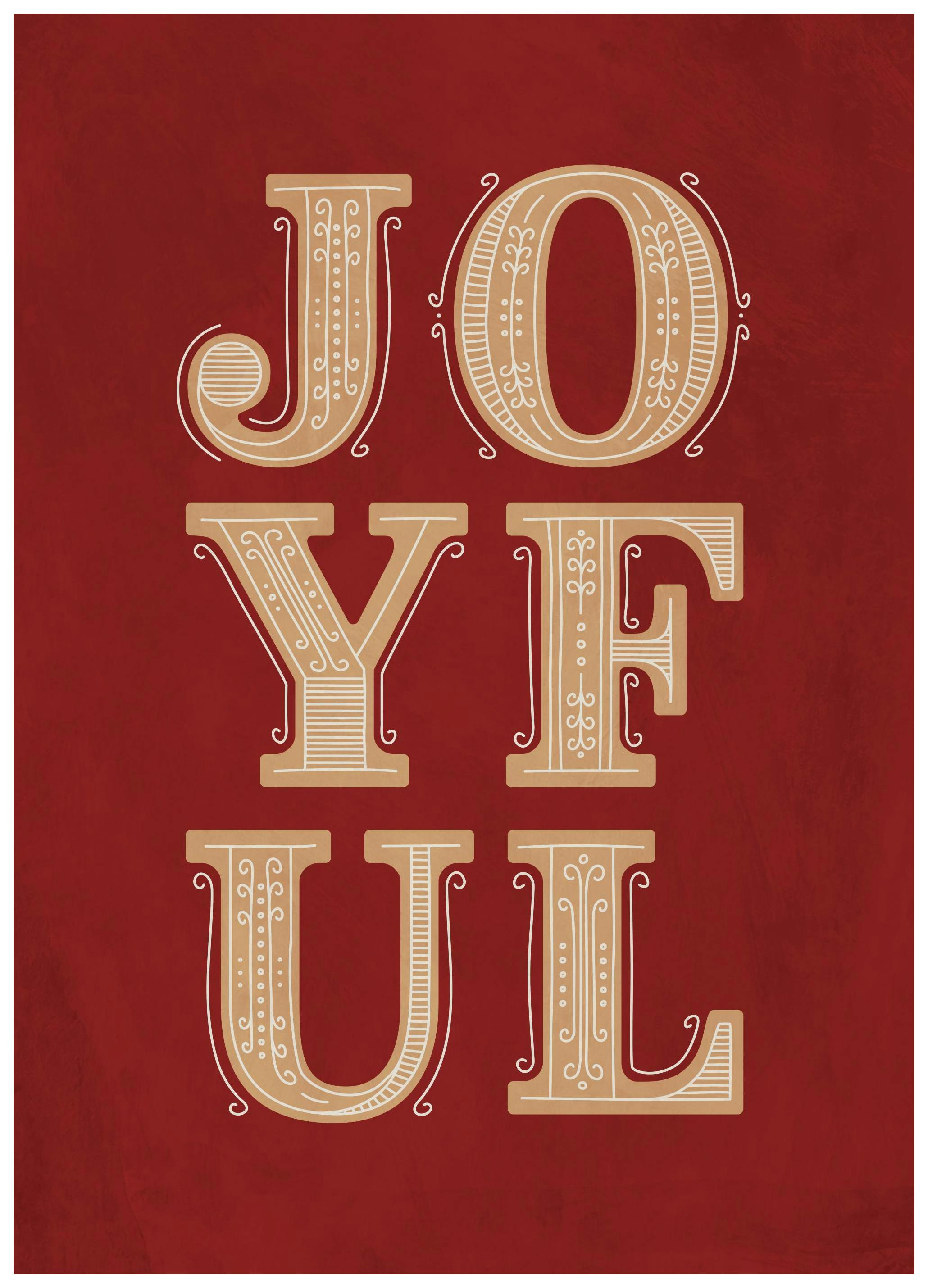 Joyful Plakat (21x30 cm) - Poster Store