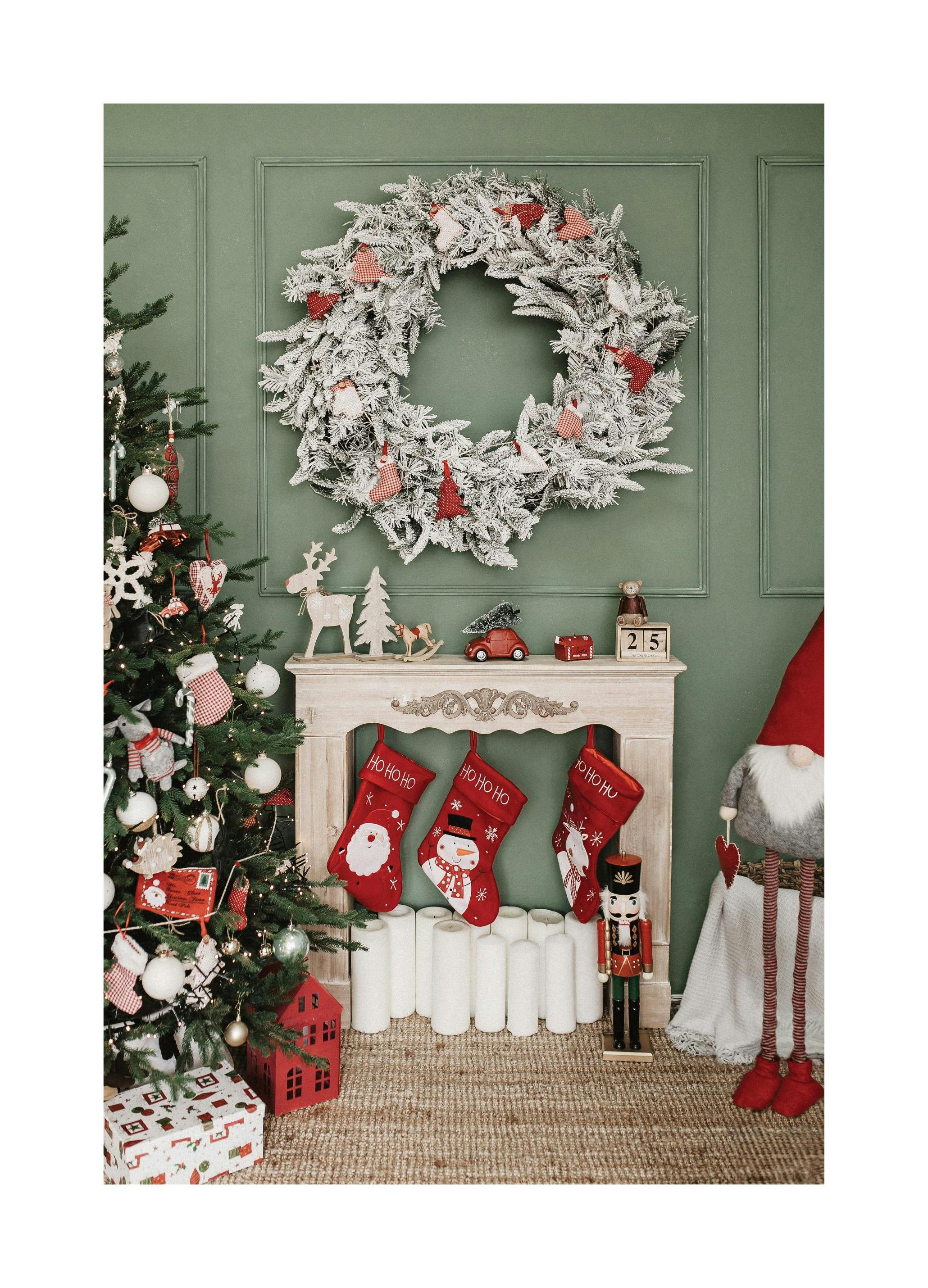 Kerst Interieur Poster (50x70 cm) - Poster Store