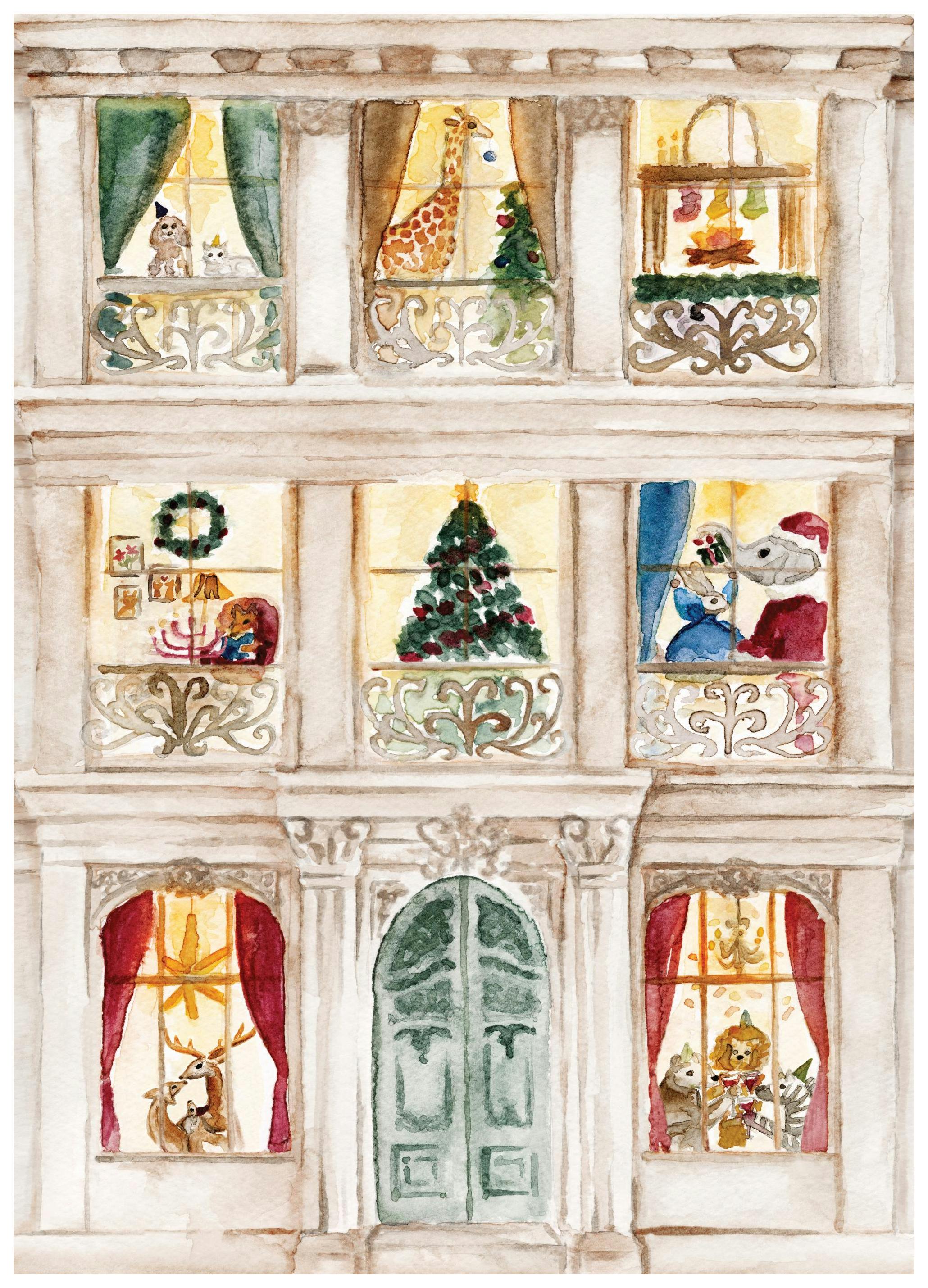 The Christmas House Poster (13x18 cm) - Poster Store
