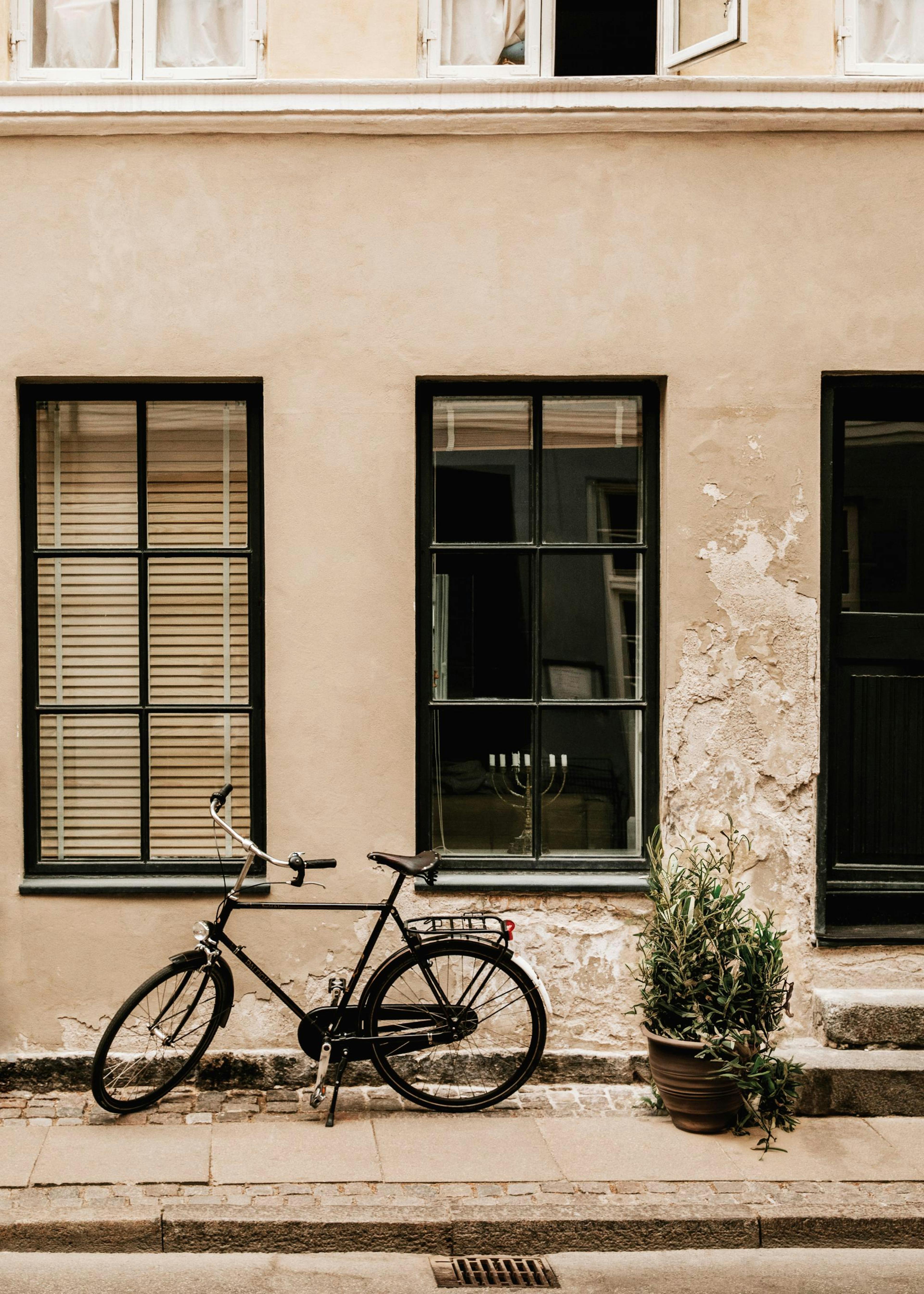 Black Bicycle Poster 0