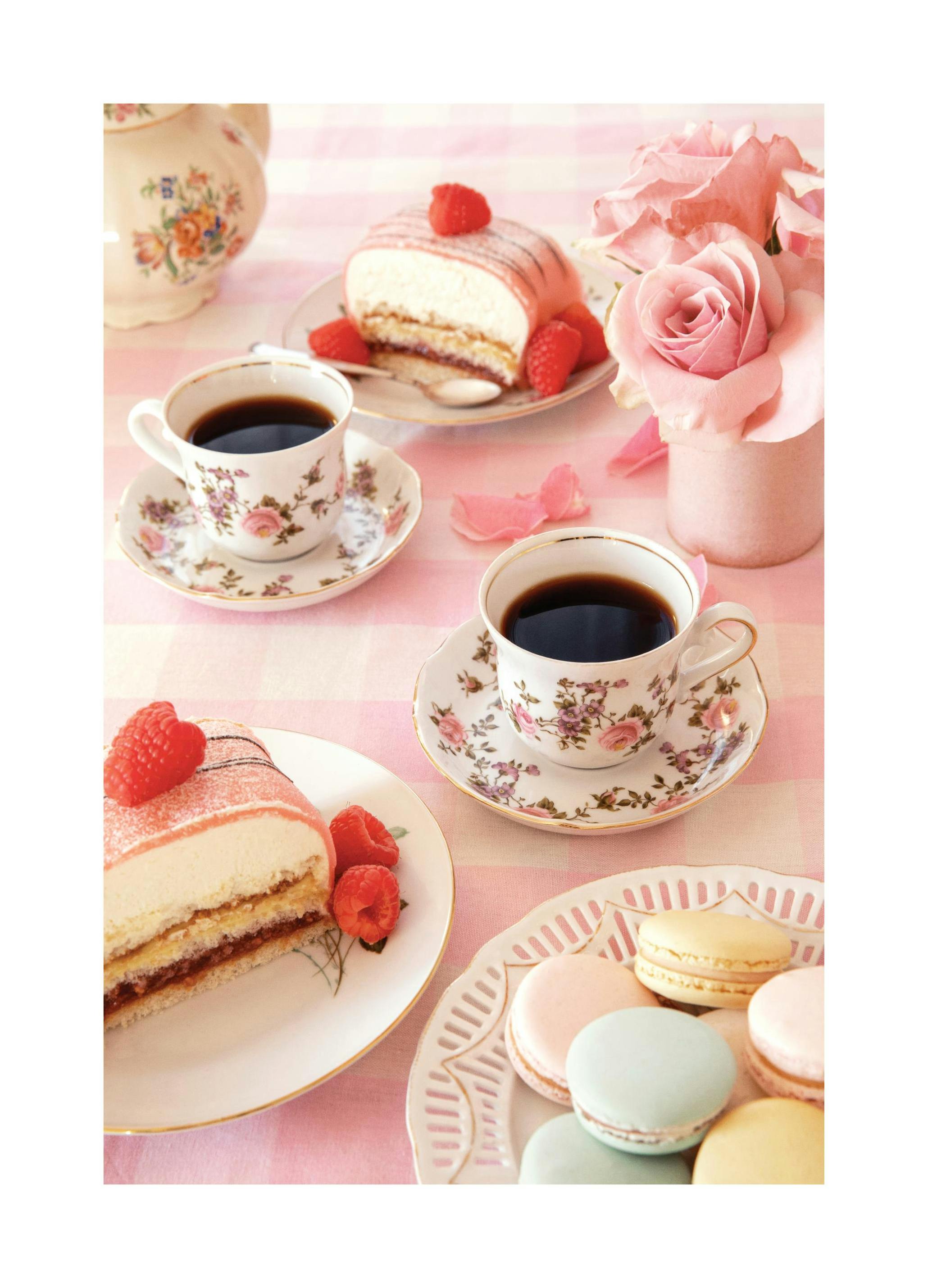 Koffie en Taart Poster (30x40 cm) - Poster Store