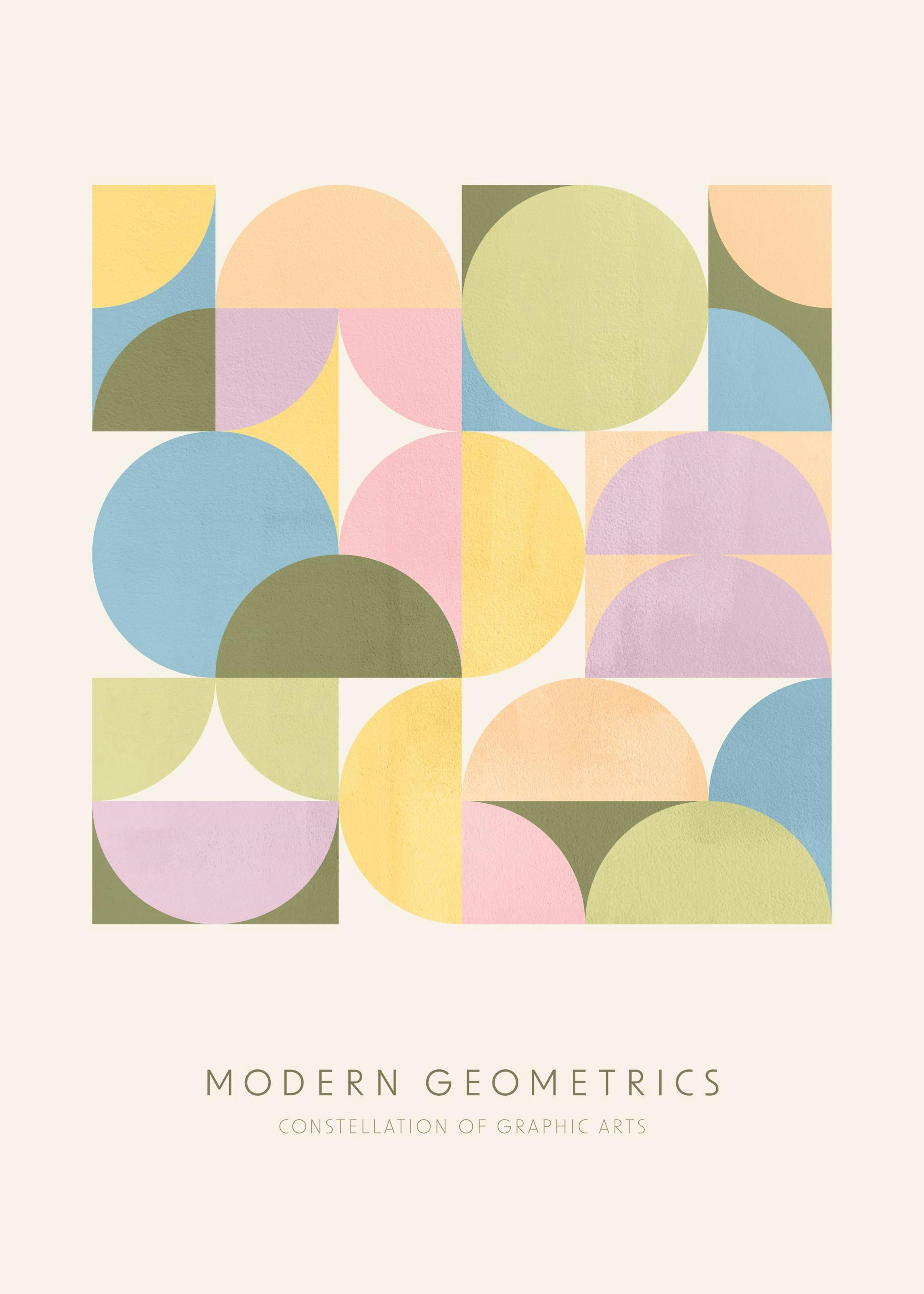 Modern Geometrics Poster 0