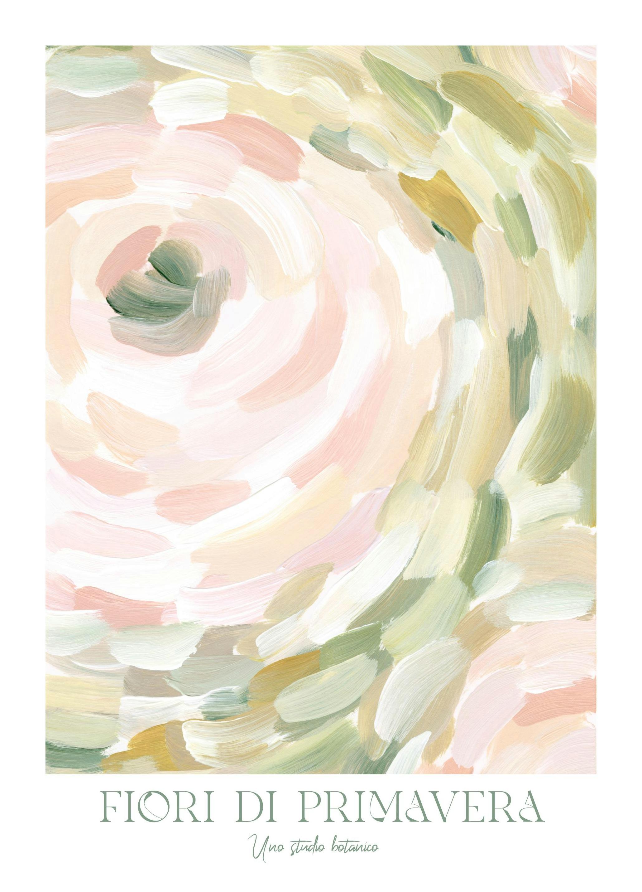 Fleurs de Printemps Abstraites Poster (50x70 cm) - Poster Store
