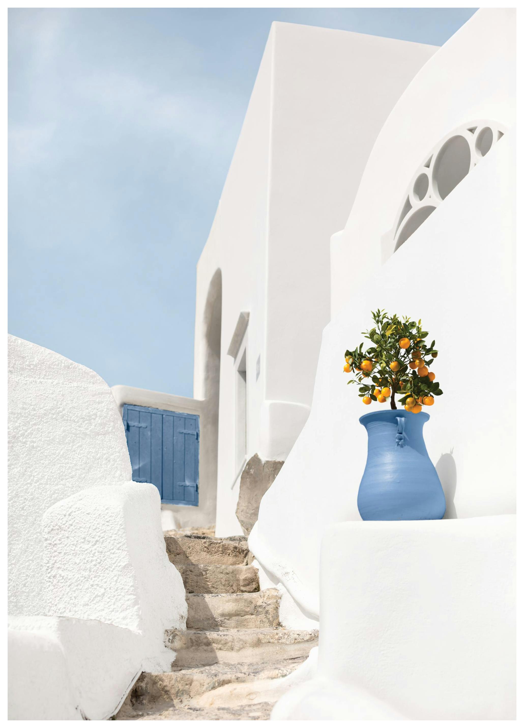 Mediterranean Stairs Poster (50x70 cm) - Poster Store