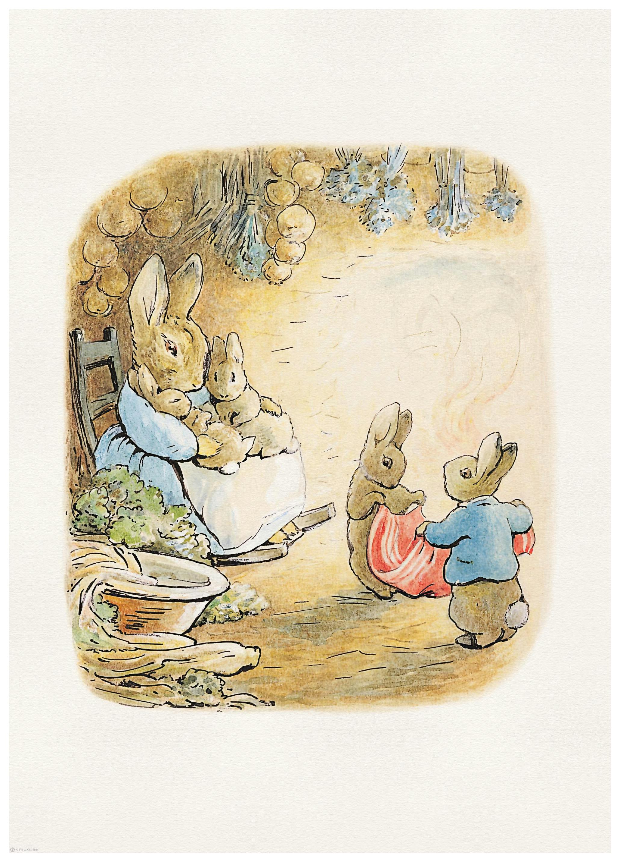 Peter Rabbit and Friends No4 Affiche (21x30 cm) - Poster Store