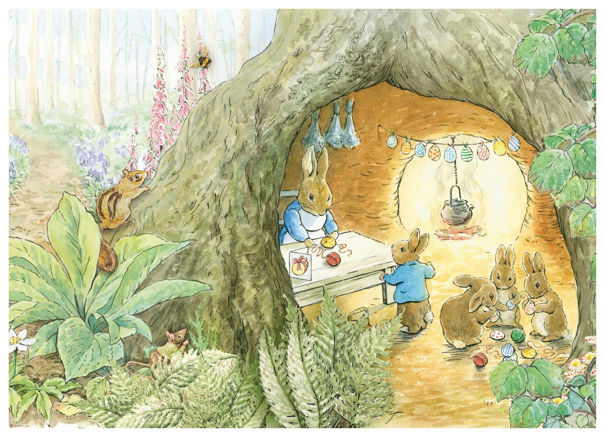 Peter Rabbit Family Affiche (30x40 cm) - Poster Store