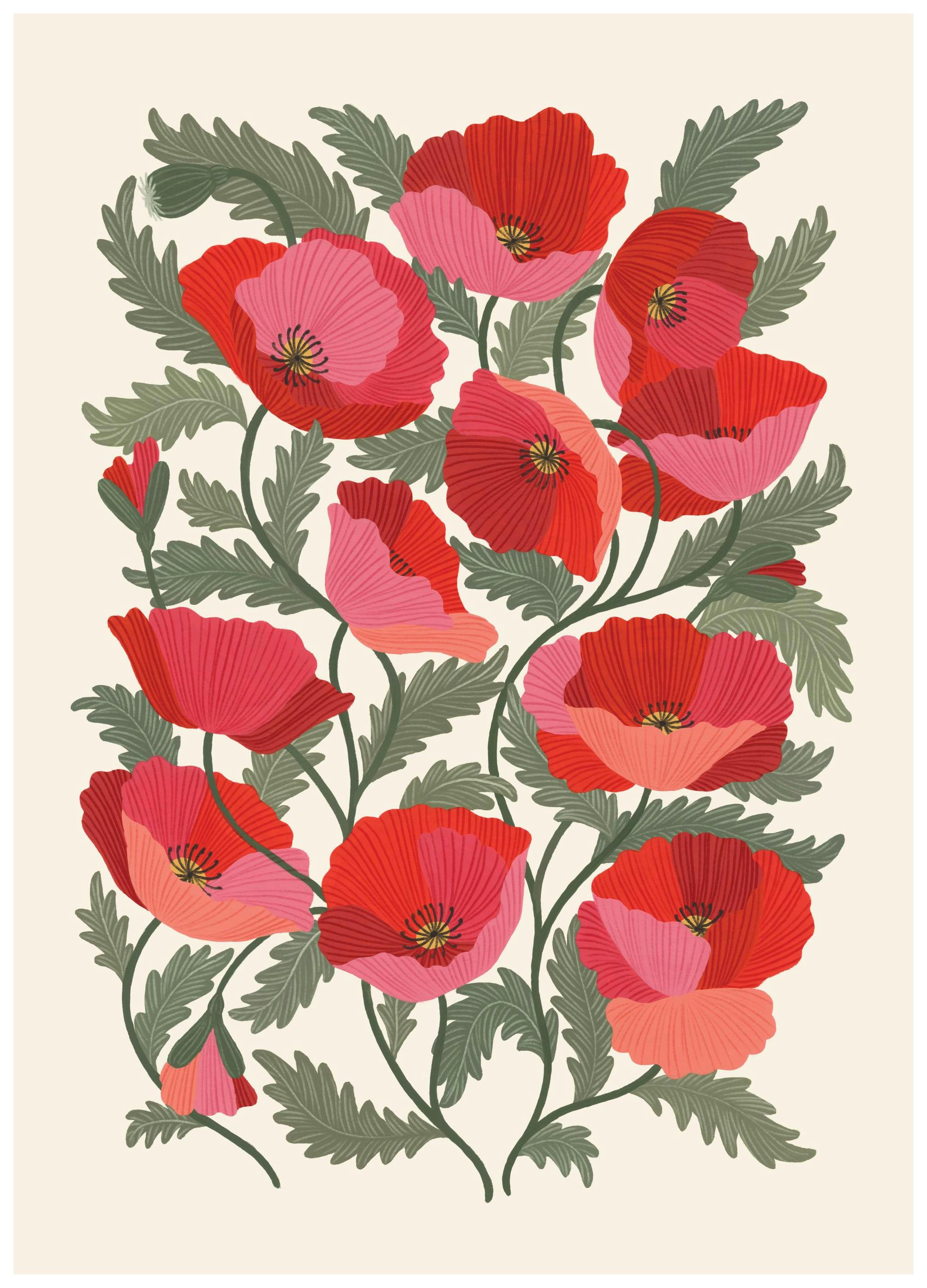 Art du Coquelicot Affiche Affiche (30x40 cm) - Poster Store