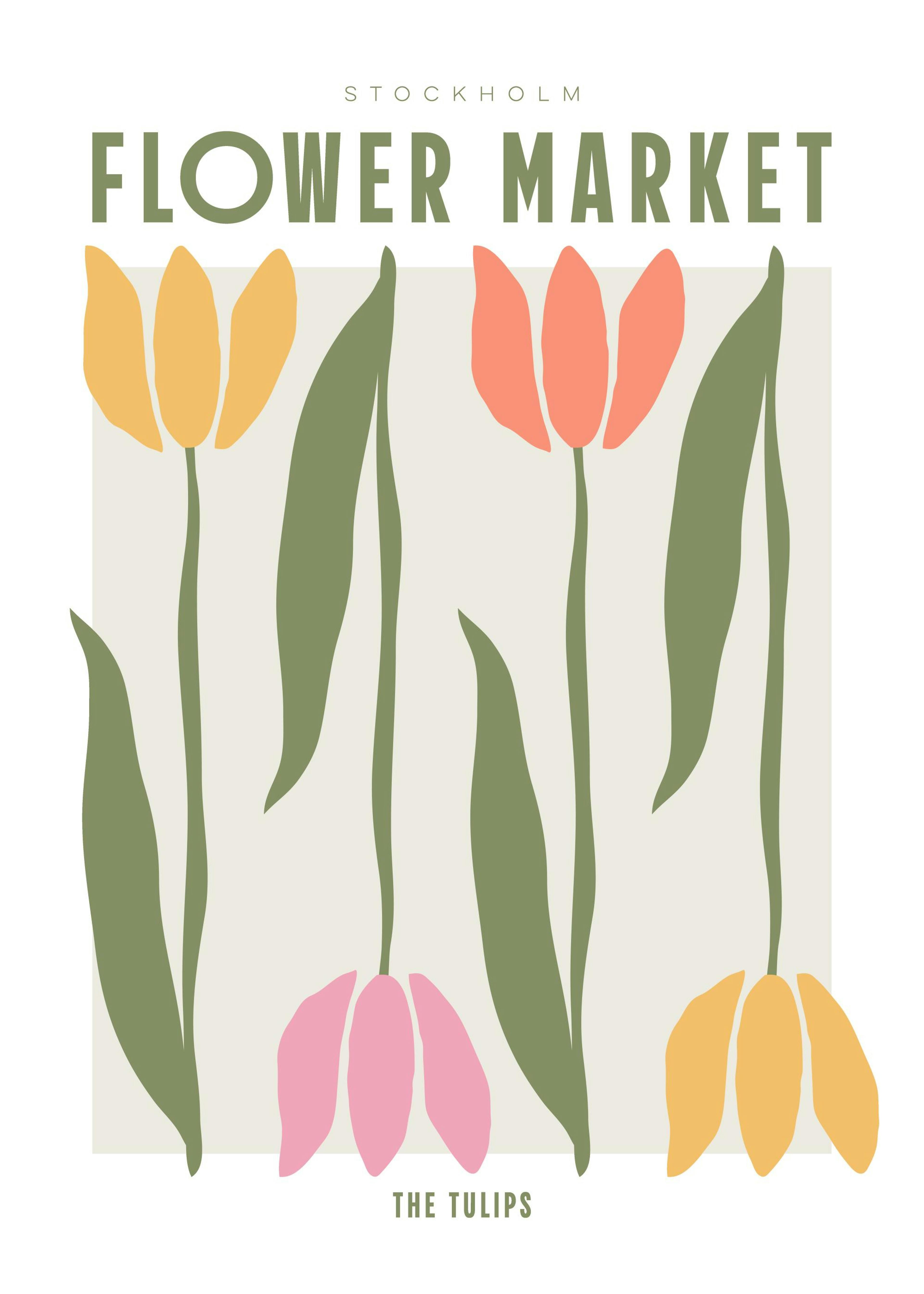 Flower Market - The Tulips Poster 0