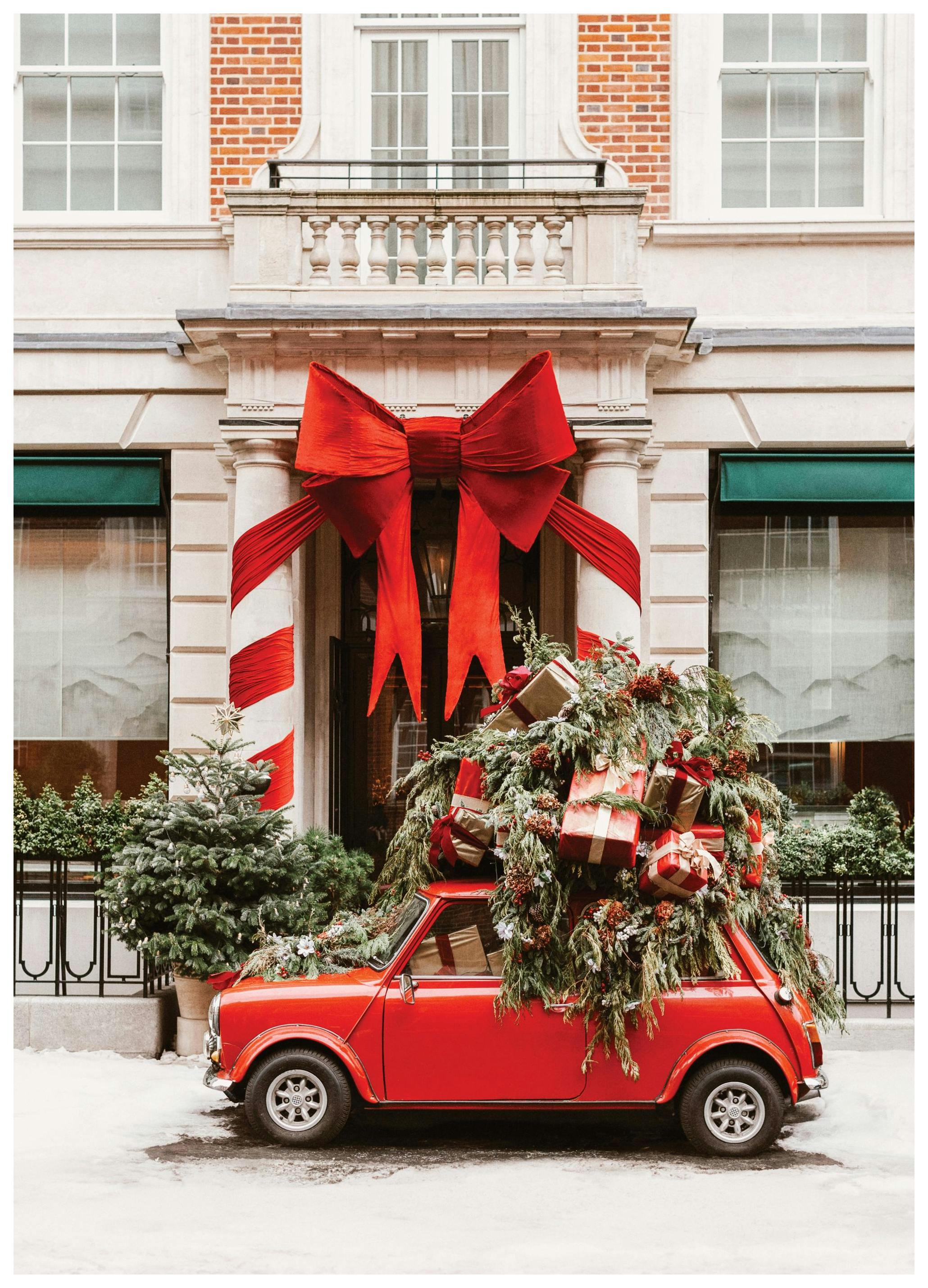 Geparkeerd voor Kerst Poster (50x70 cm) - Poster Store