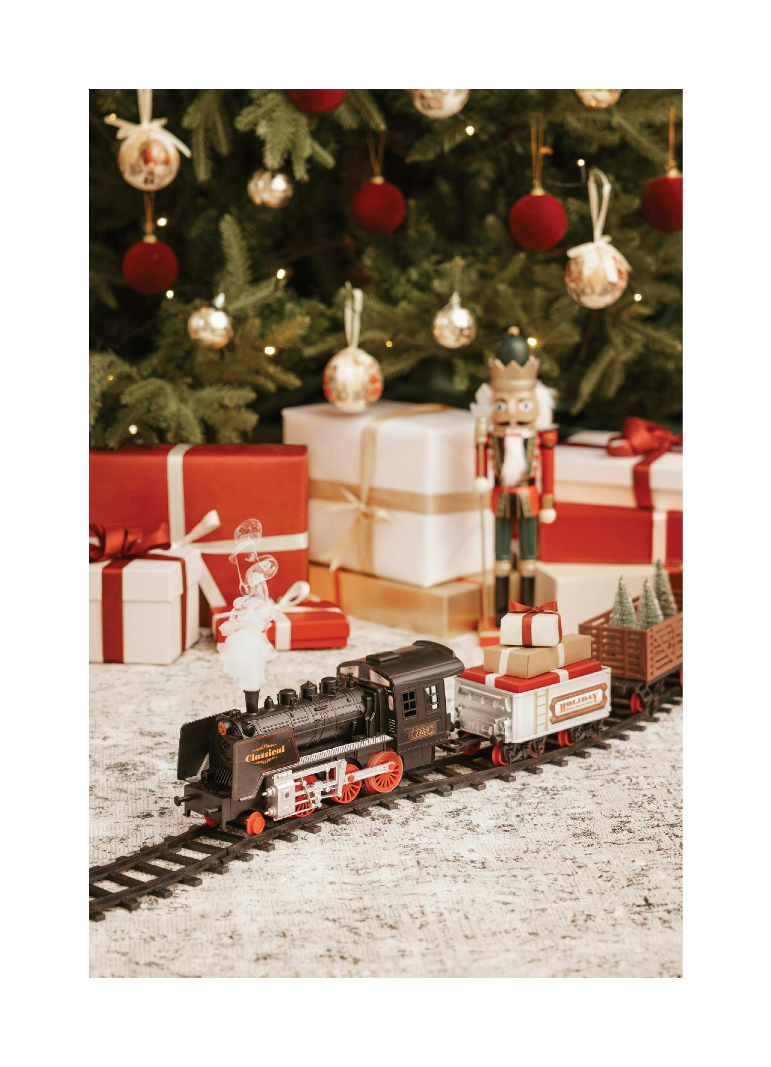 Decoration Toy Christmas Trains For Around The Tree Christmas