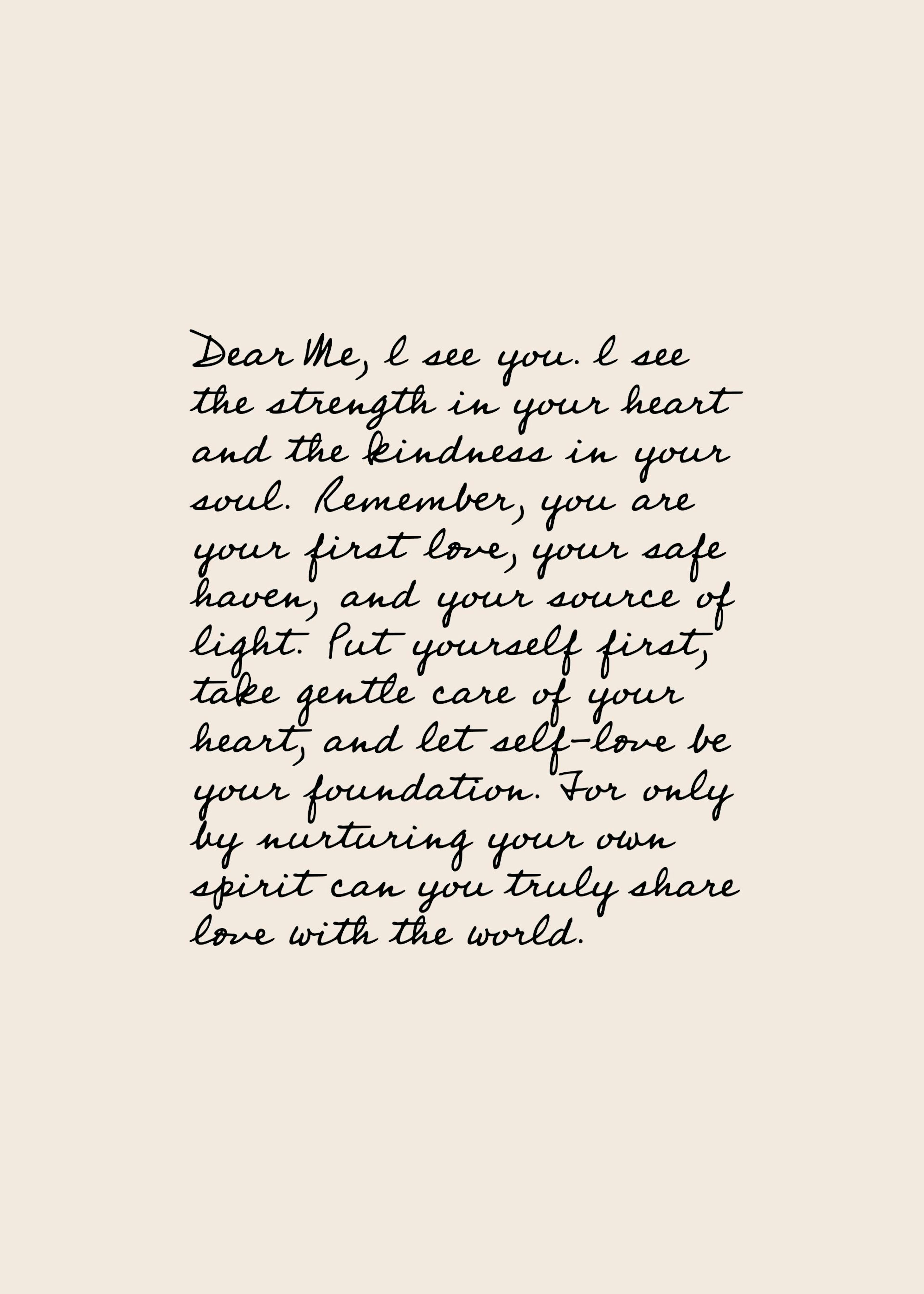 Lettera d'Amore a Me Stesso Poster 0