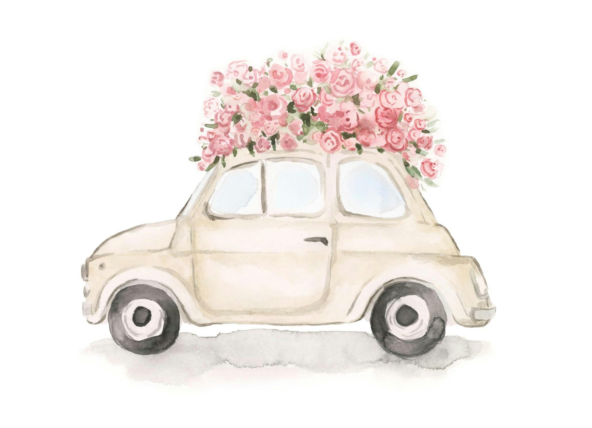 Bloemenbezorging Poster (50x70 cm) - Poster Store
