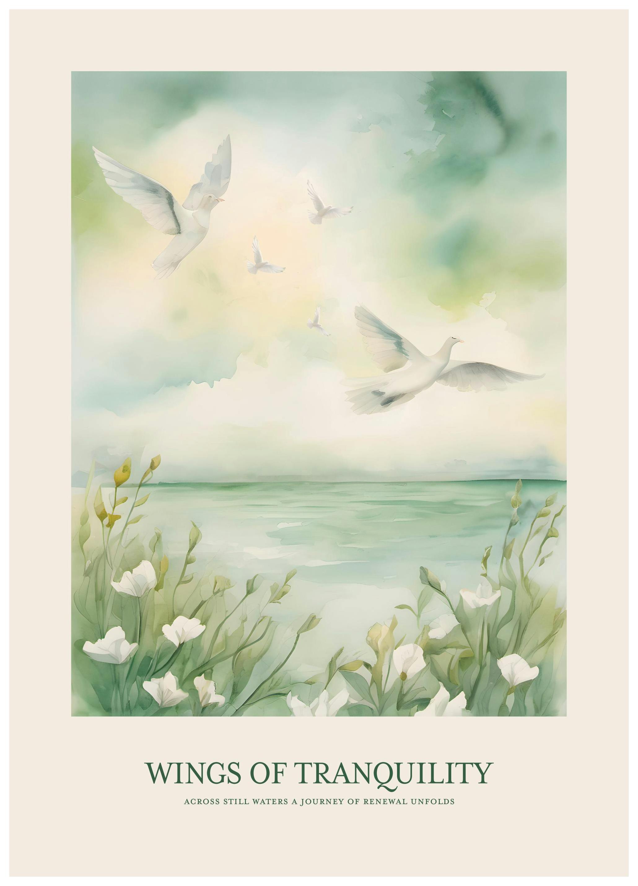 Vleugels van Rust Poster (50x70 cm) - Poster Store