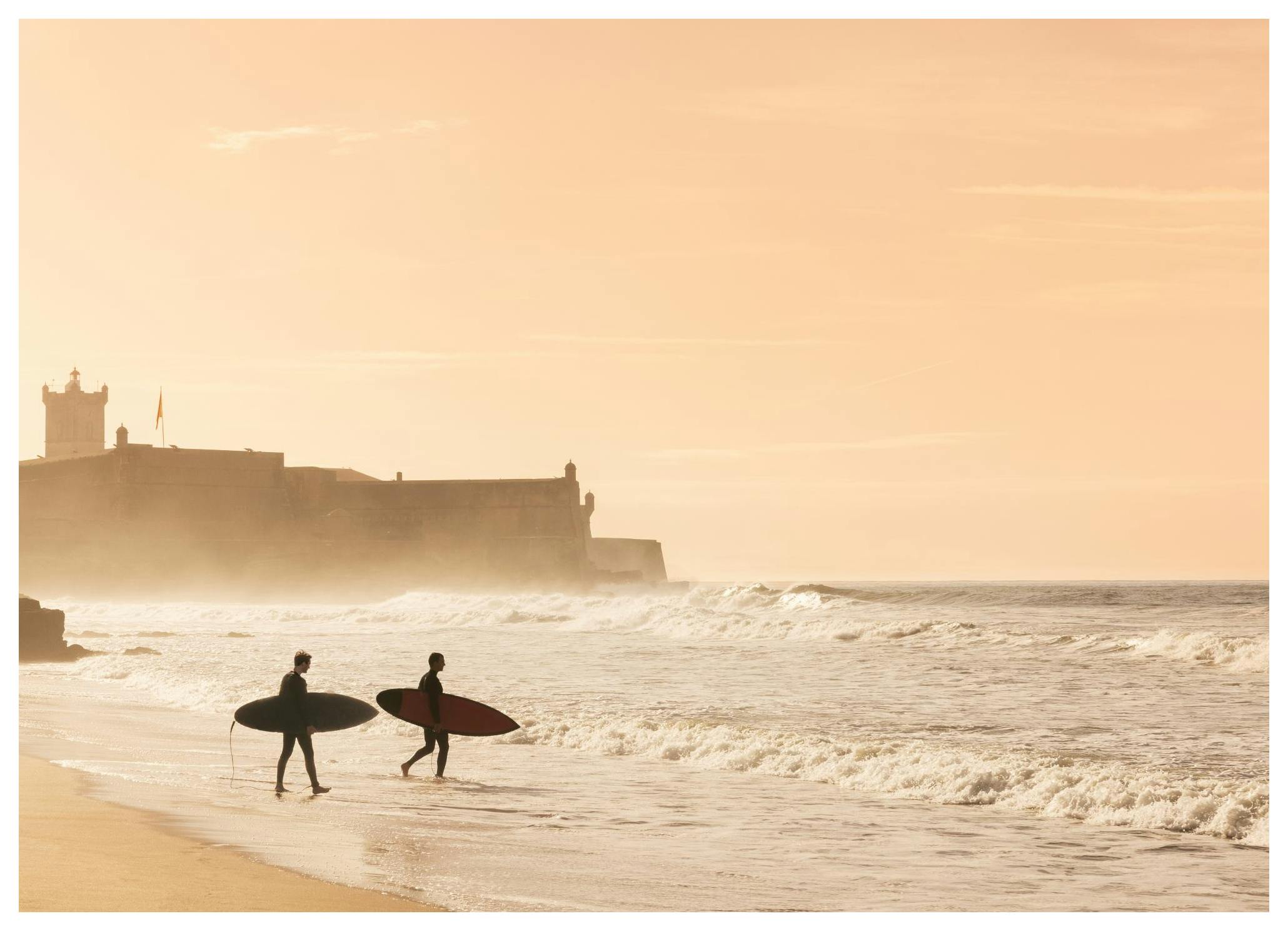 Golden Hour Surf Plakat (40x50 cm) - Poster Store