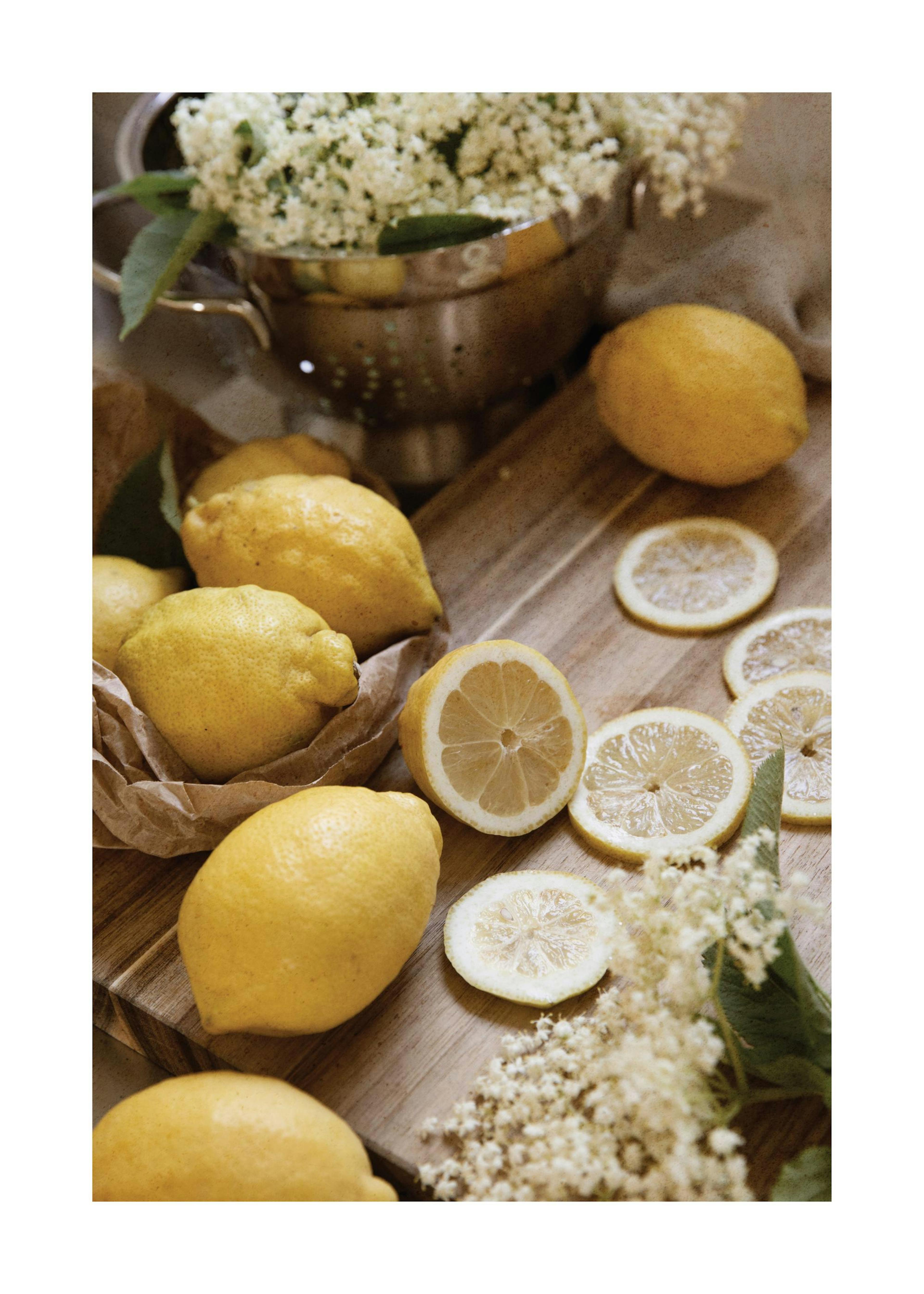 Lemons and Elderflower Poster 0