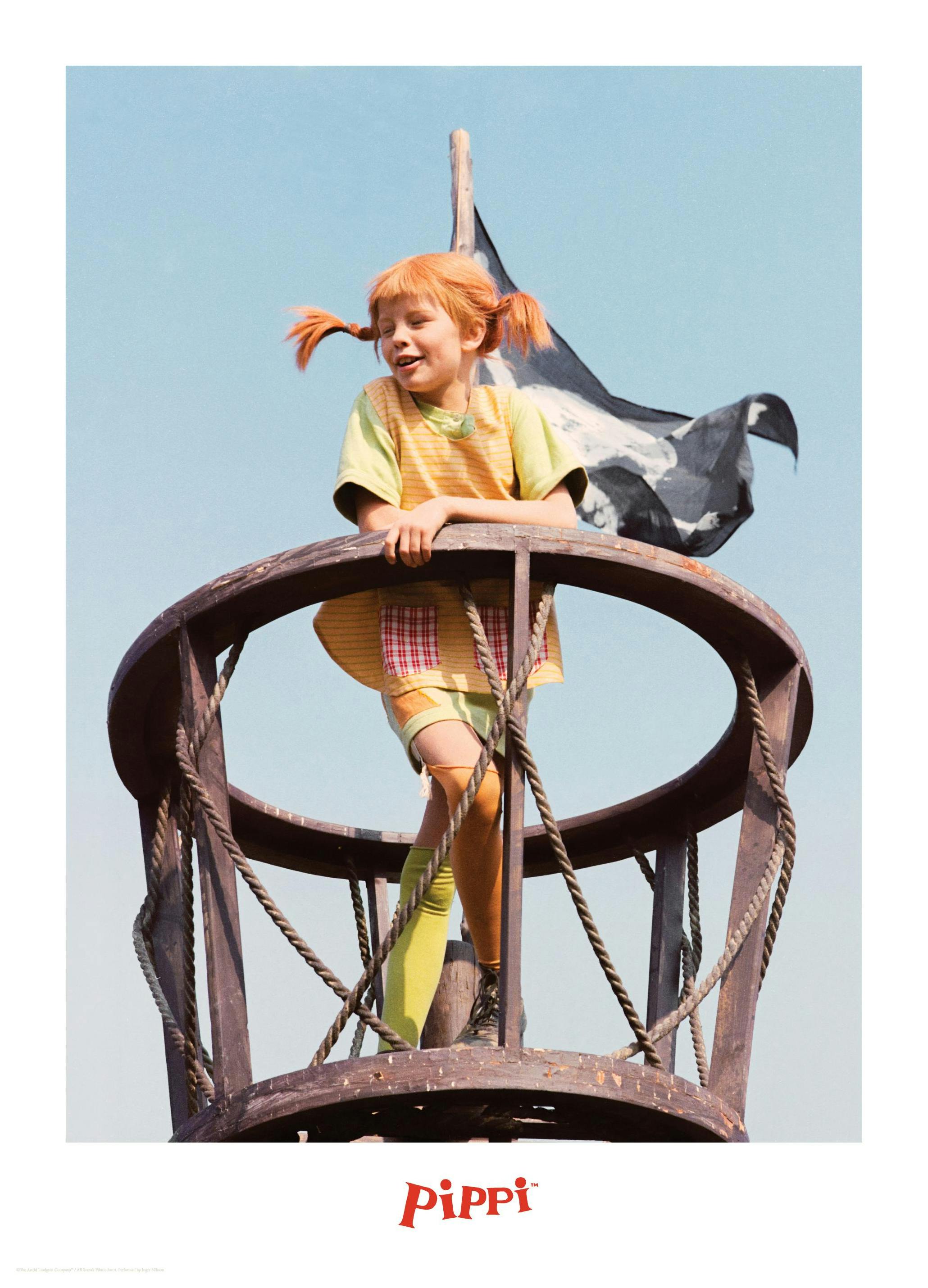 Pippi Longstocking Pirate Poster (50x70 cm) - Poster Store