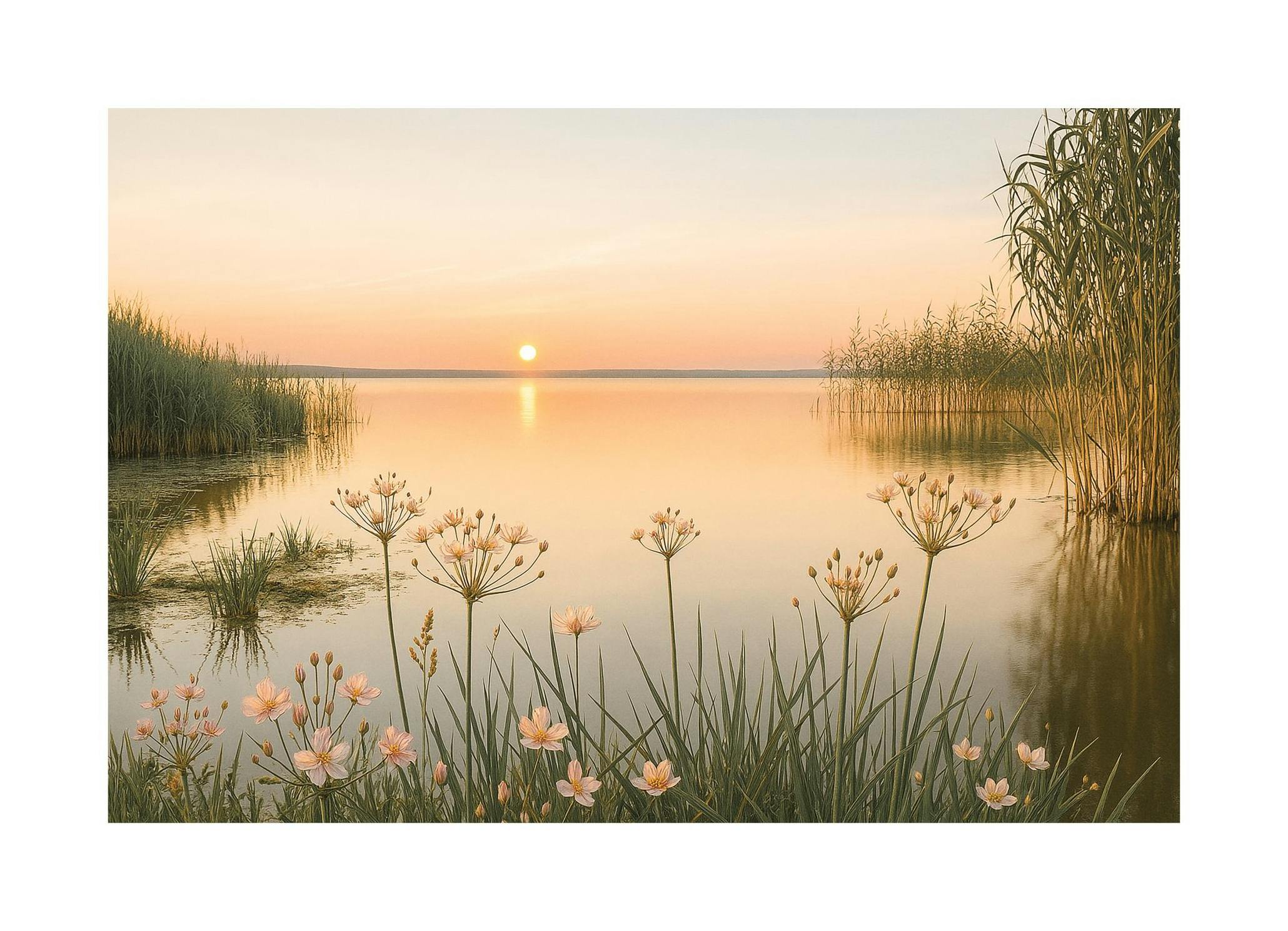 Bloei in de schemering Poster (50x70 cm) - Poster Store