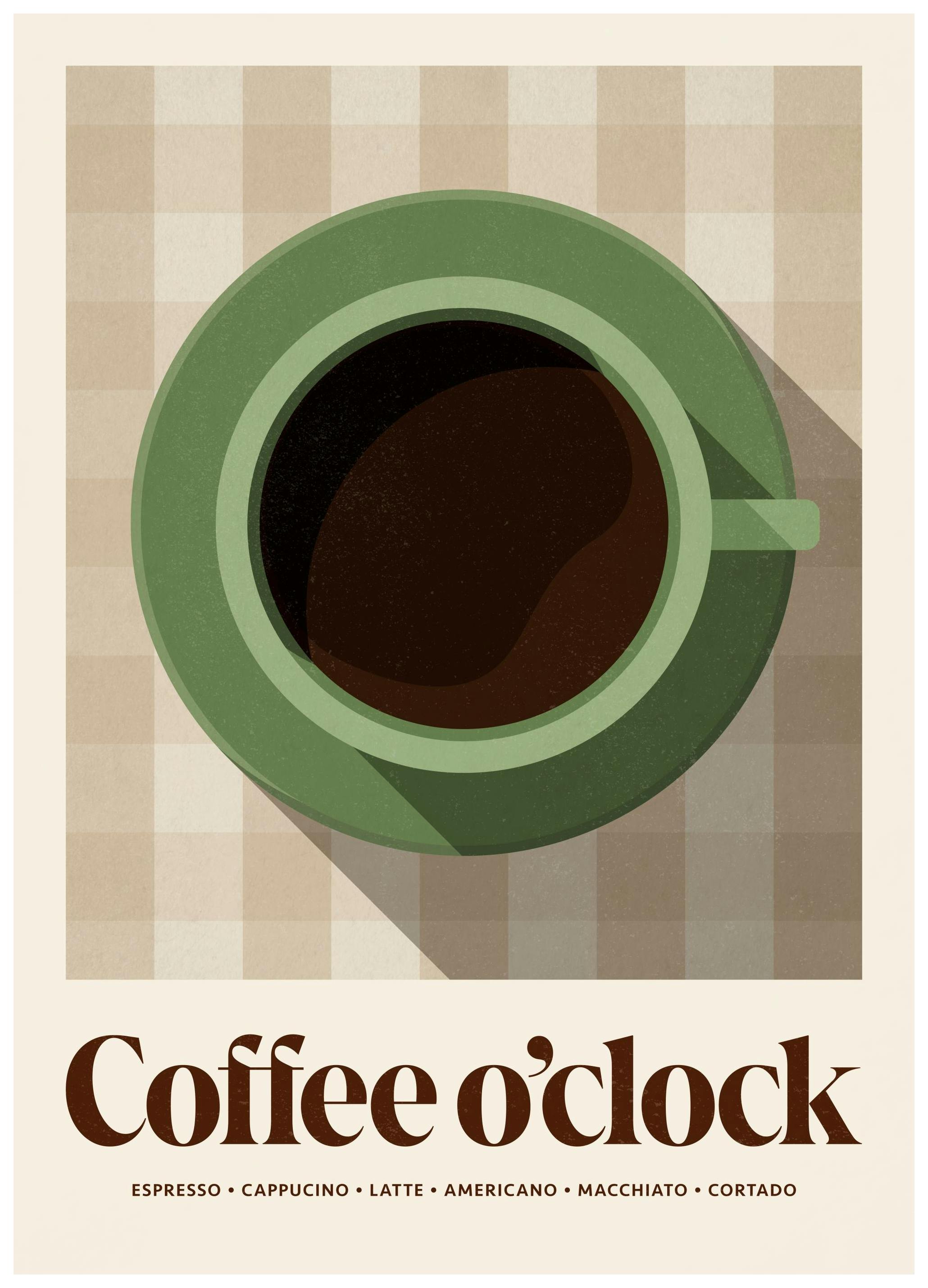 Caffè O'Clock Poster (30x40 cm) - Poster Store