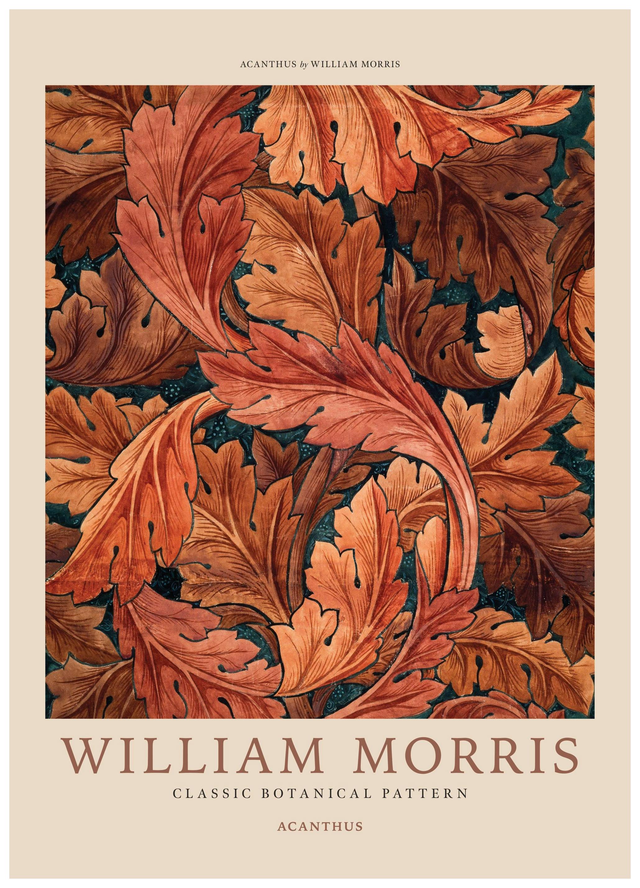 William Morris - Acanthus Affiche (70x100 cm) - Poster Store