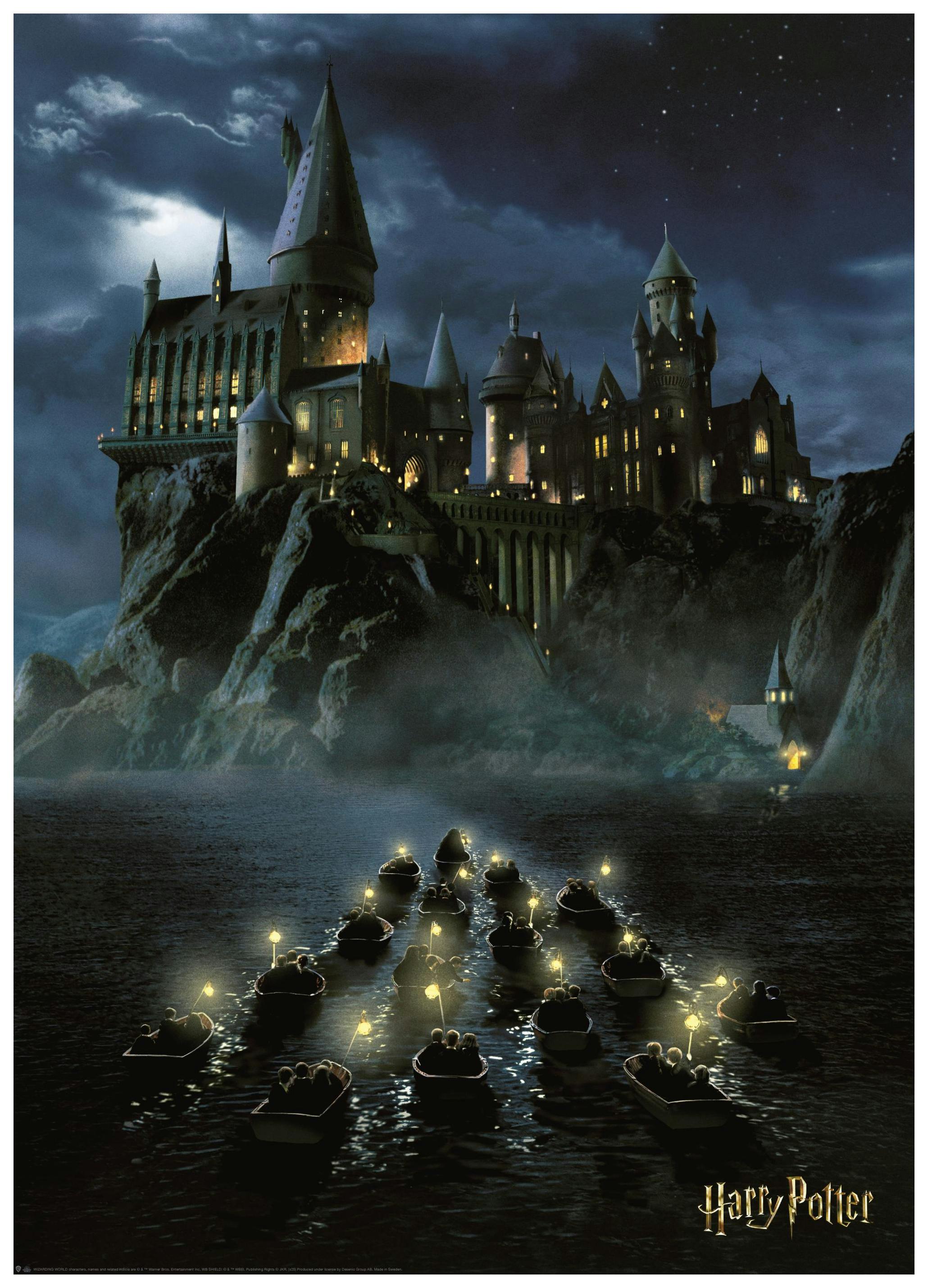 Harry Potter™ - Boats to Hogwarts Poster (50x70 cm) - Poster Store