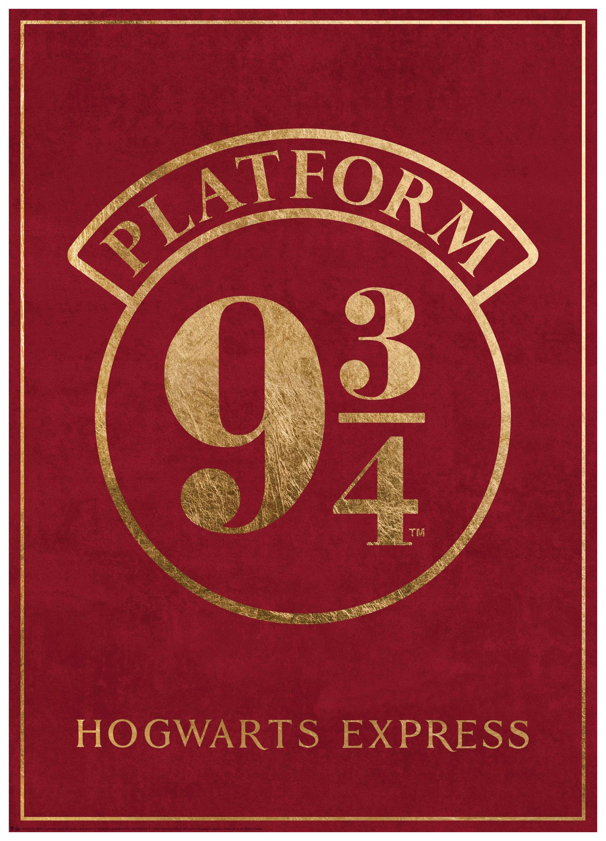 Harry Potter™ - Platform 9 3/4 Affiche (50x70 cm) - Poster Store