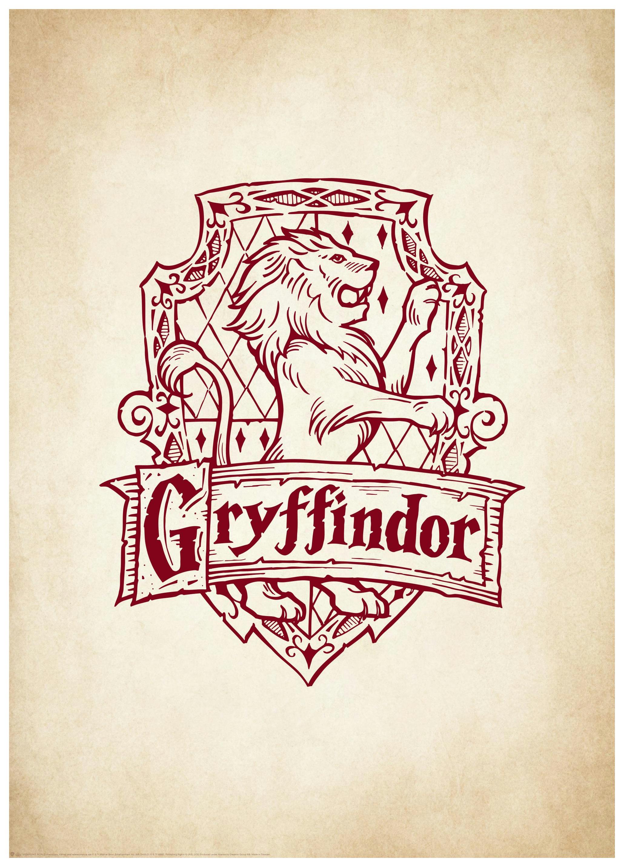 Harry Potter™ - Gryffindor Poszter (30x40 cm) - Poster Store