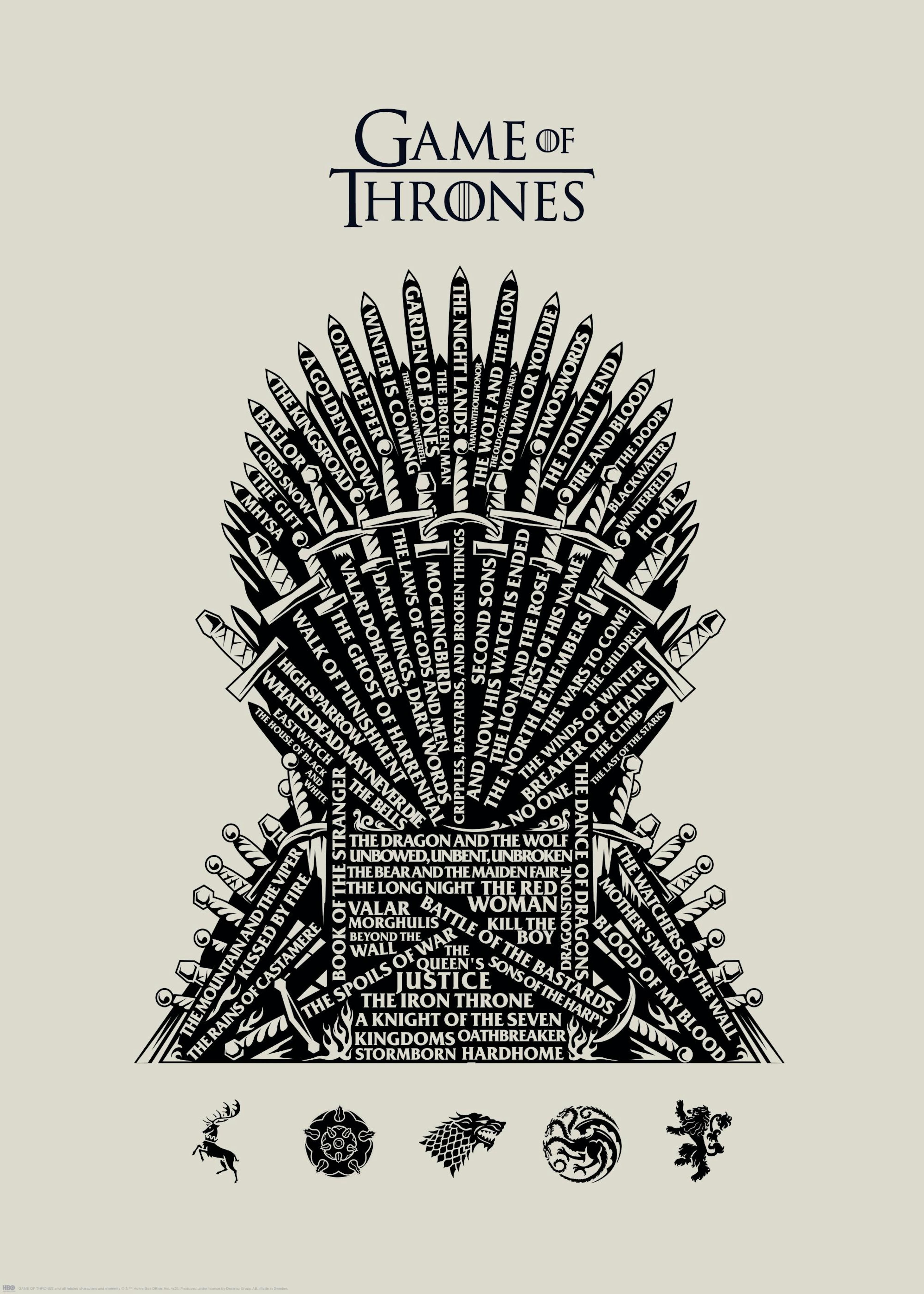 Game of Thrones™ - Iron Throne Plakat 0