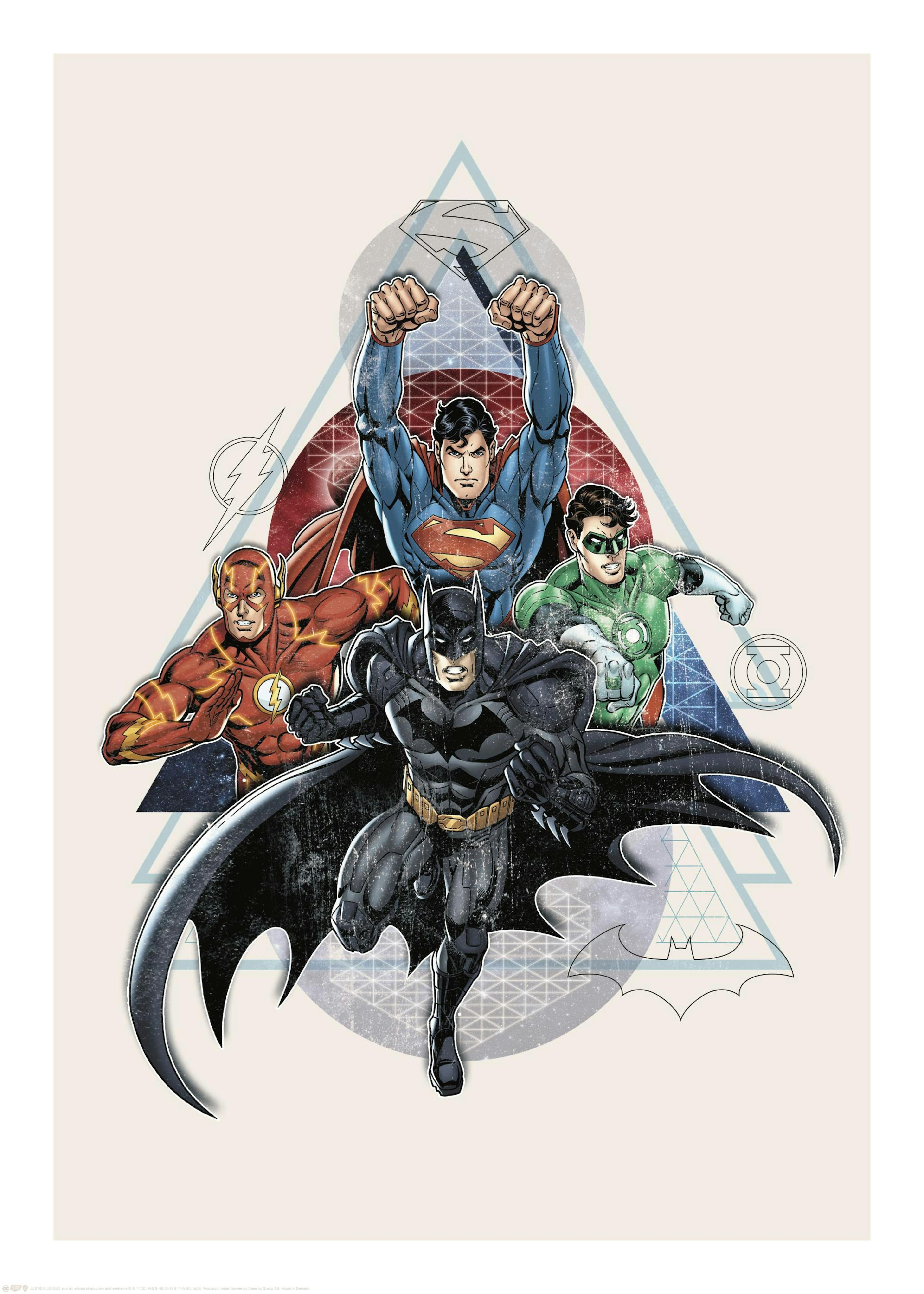 Justice League™ - Vintage Plakát 0